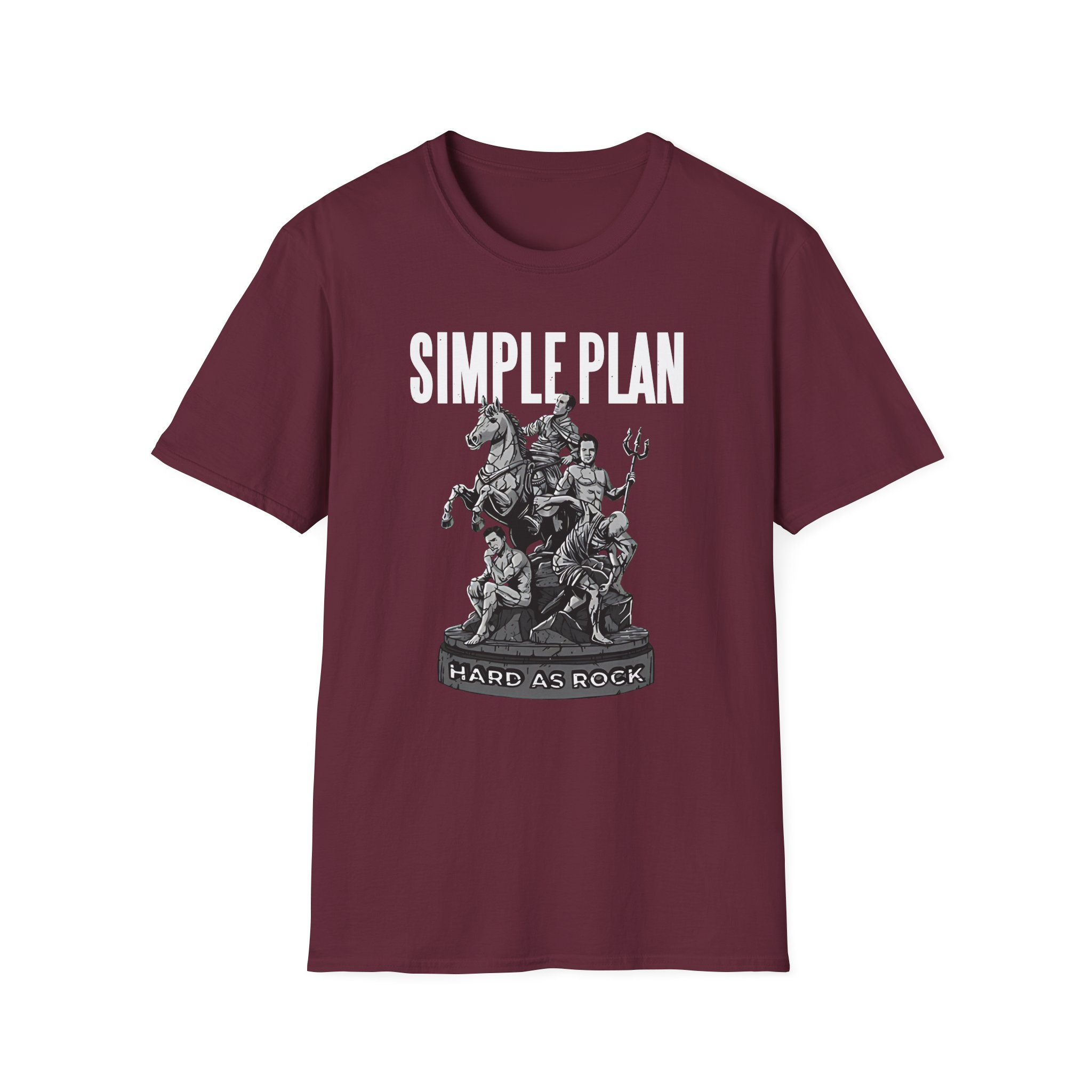 Simple Plan Hard as Rock Unisex Softstyle T-Shirt