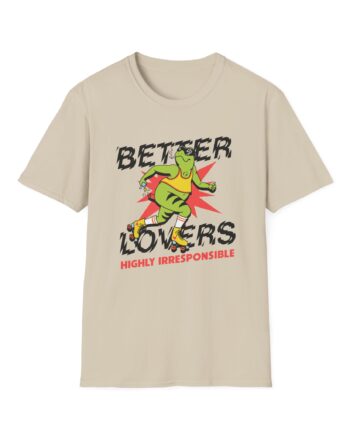 Better Lovers Skating Frog Unisex Softstyle T-Shirt