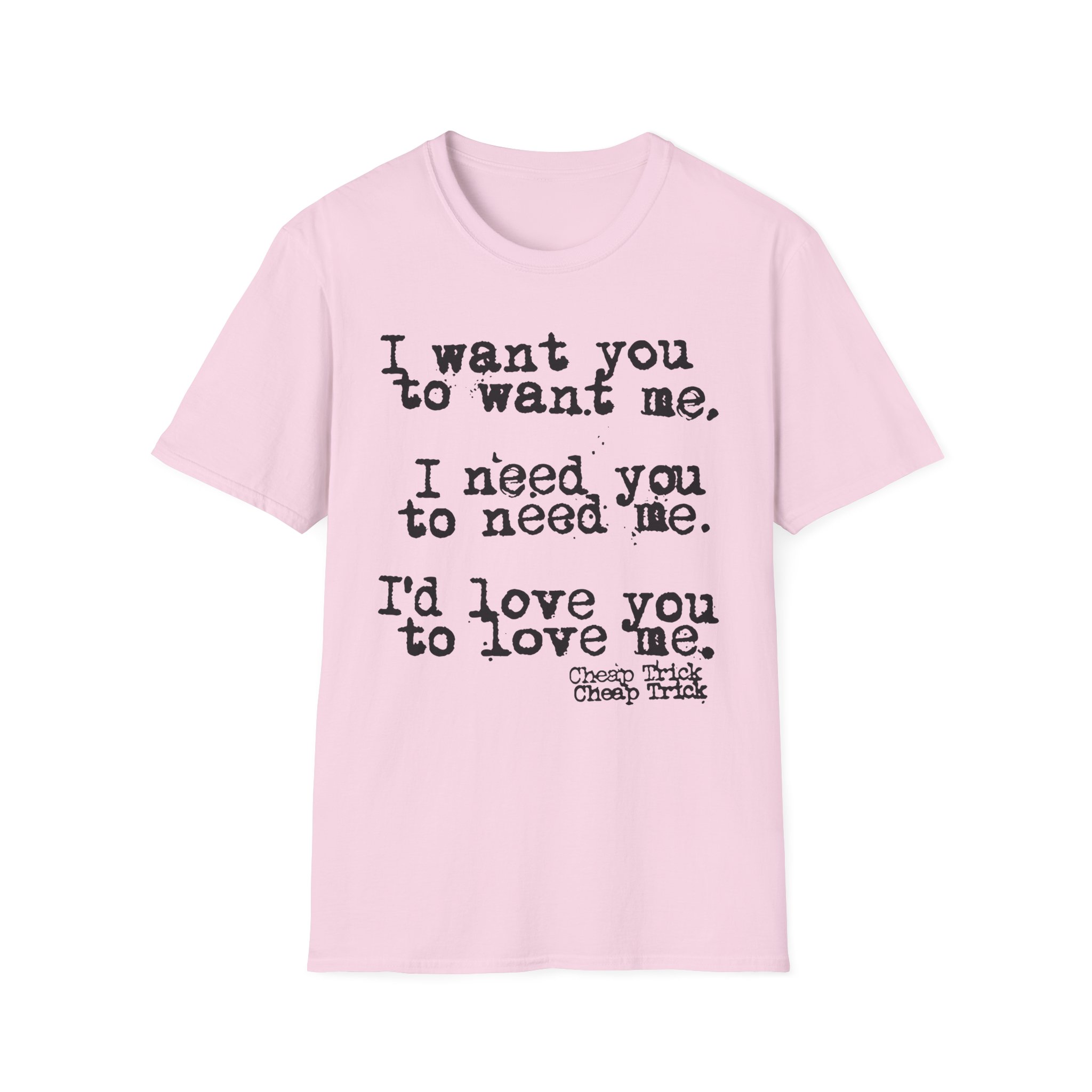 Cheap Trick I Want You to Want Me Unisex Softstyle T-Shirt