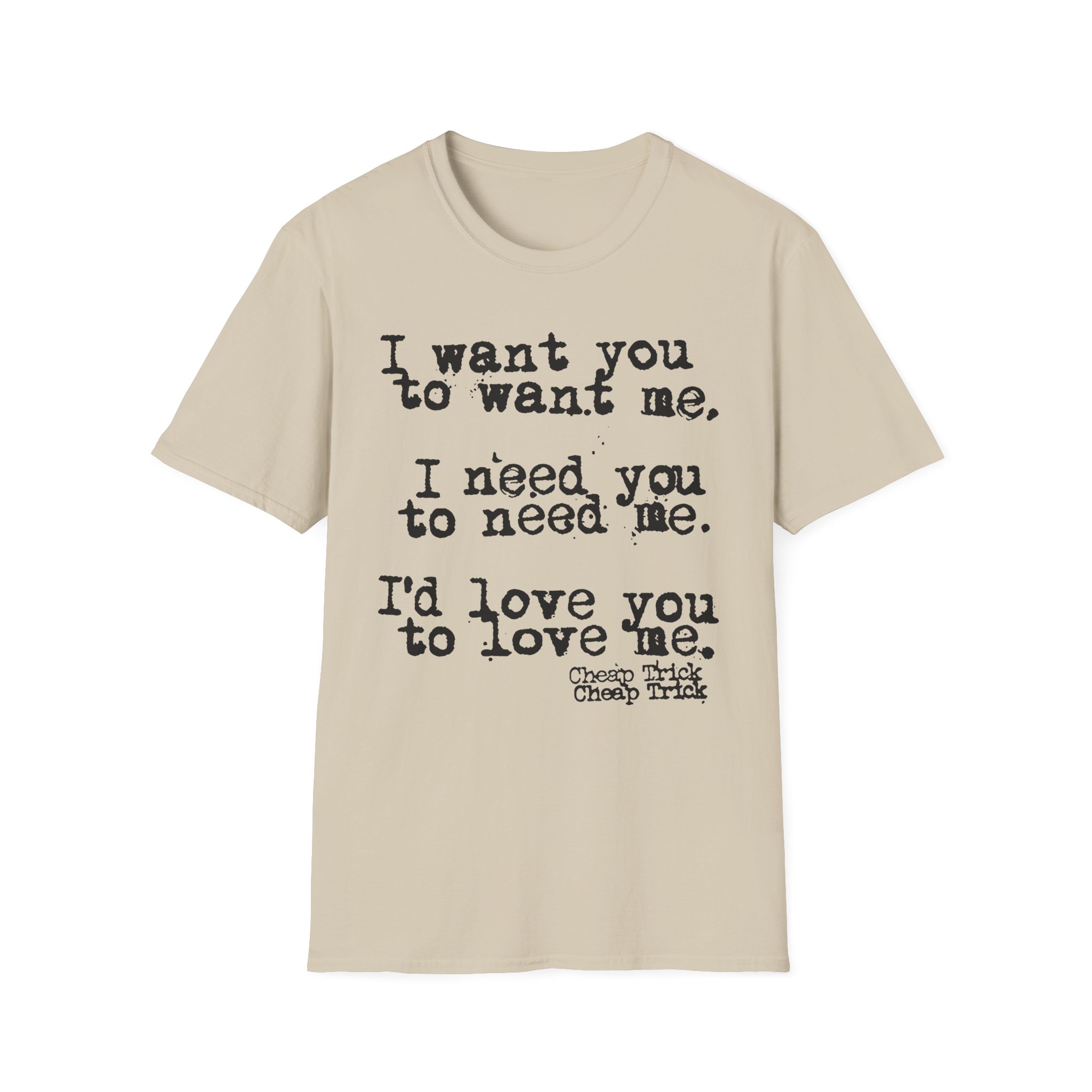 Cheap Trick I Want You to Want Me Unisex Softstyle T-Shirt