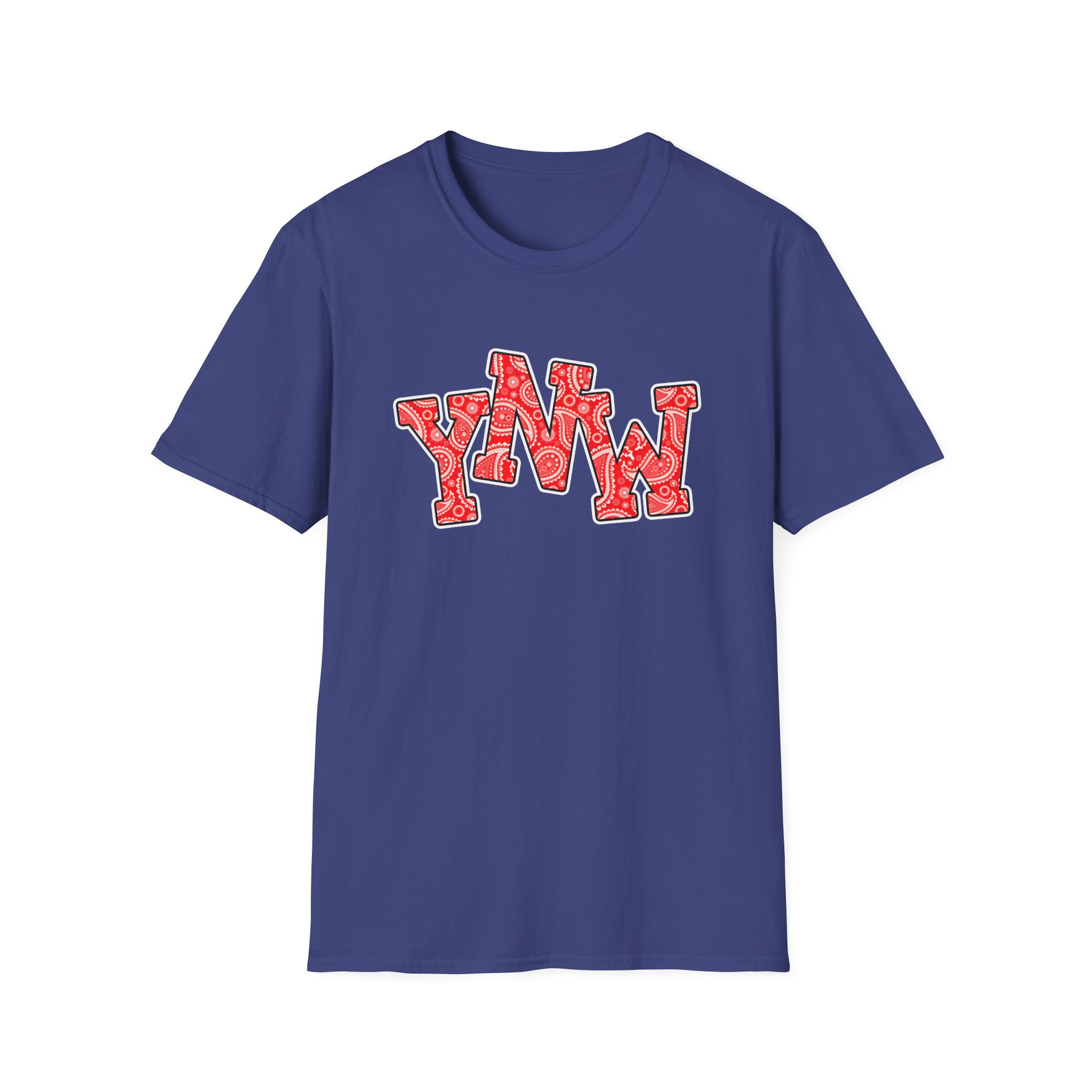 YNW Melly Paisley Unisex Softstyle T-Shirt