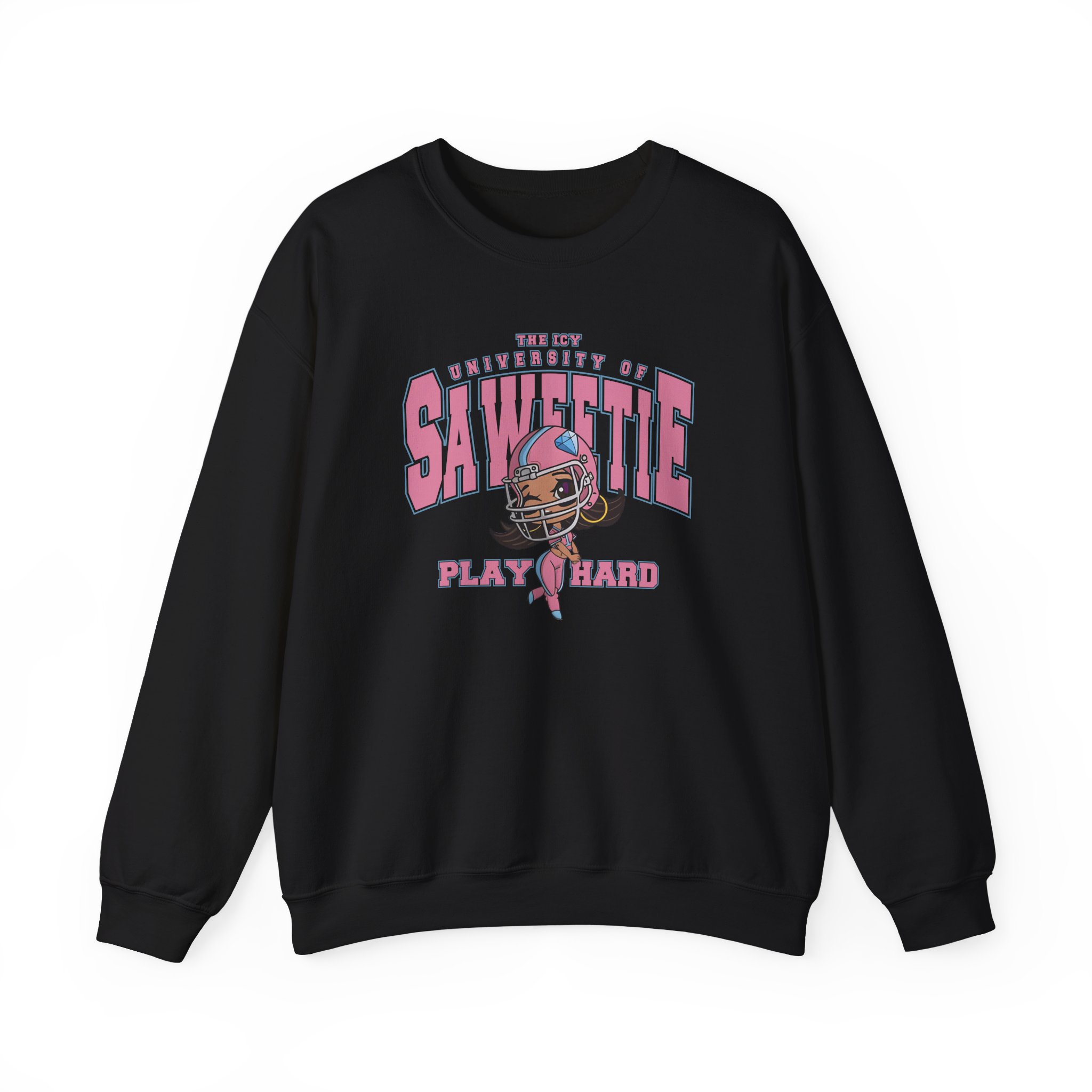 Saweetie the Icy University Unisex Heavy Blend Crewneck Sweatshirt