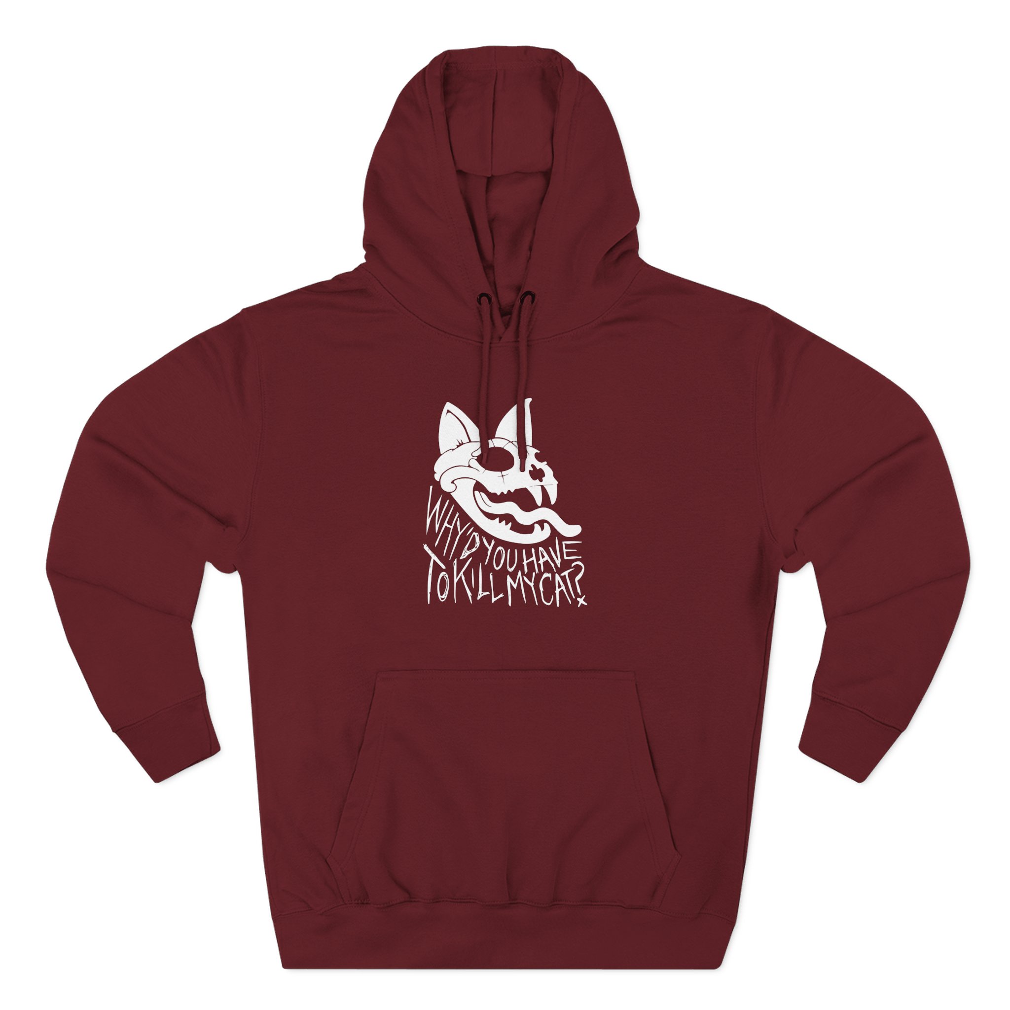 Lovejoy Why’d You Have to Kill My Cat Three-Panel Fleece Hoodie