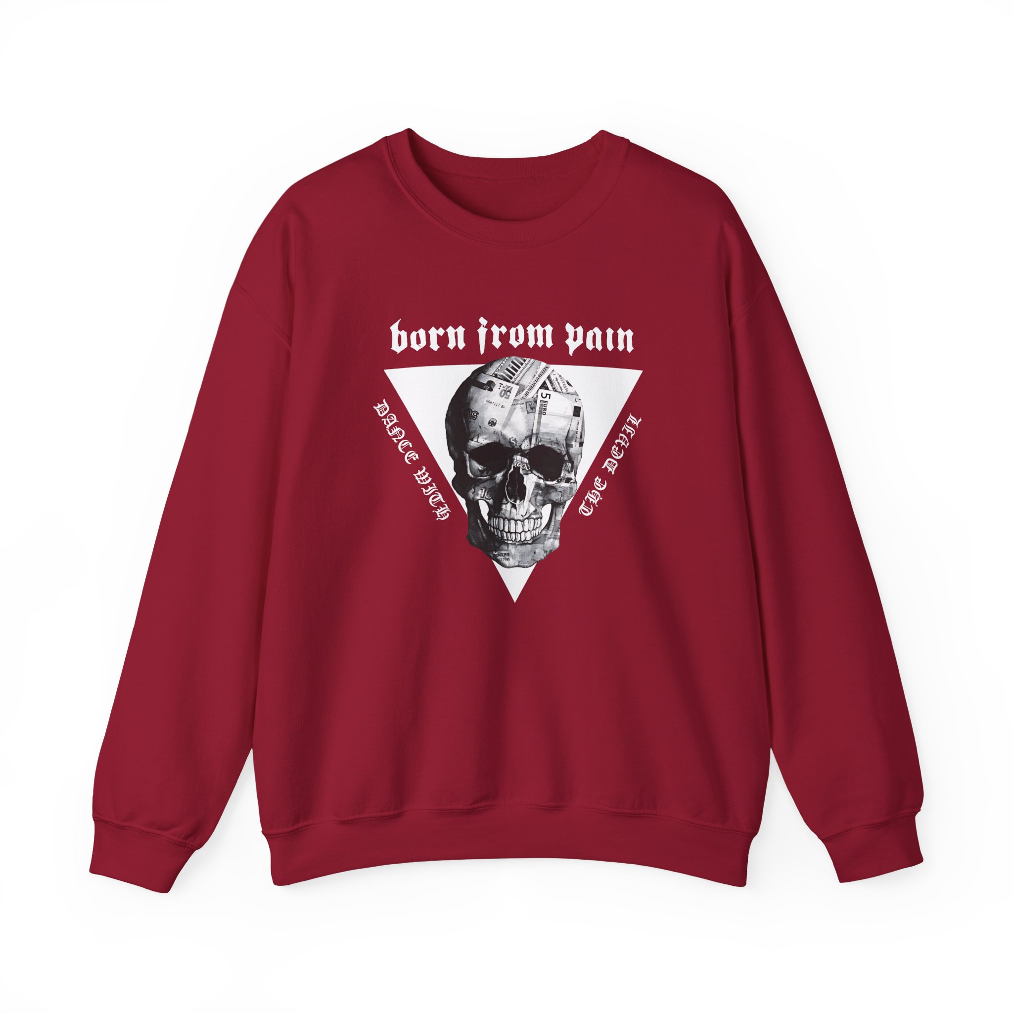 Born From Pain Dance With the Devil Unisex Heavy Blendâ„¢ Crewneck Sweatshirt