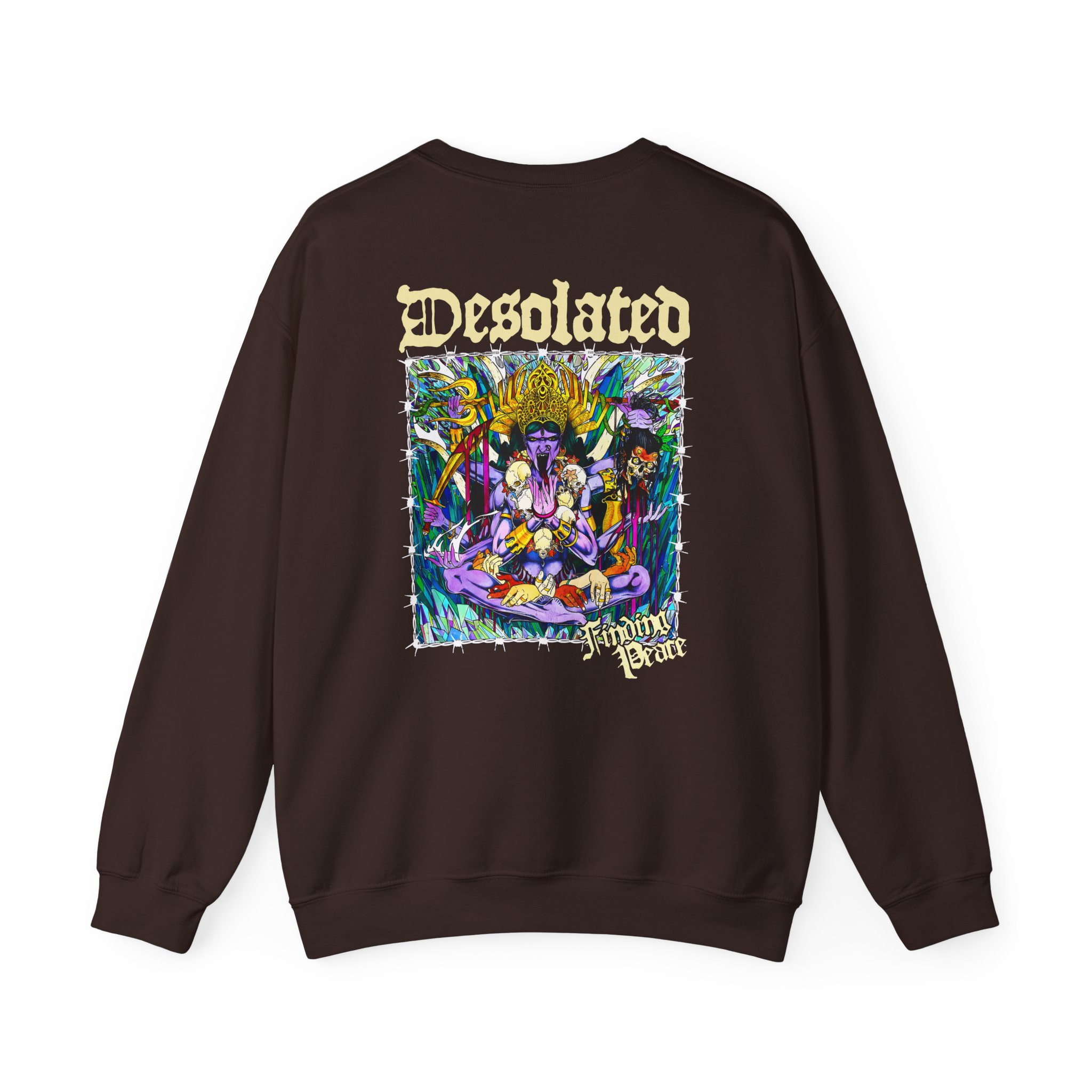 Desolated Finding Peace Unisex Heavy Blendâ„¢ Crewneck Sweatshirt