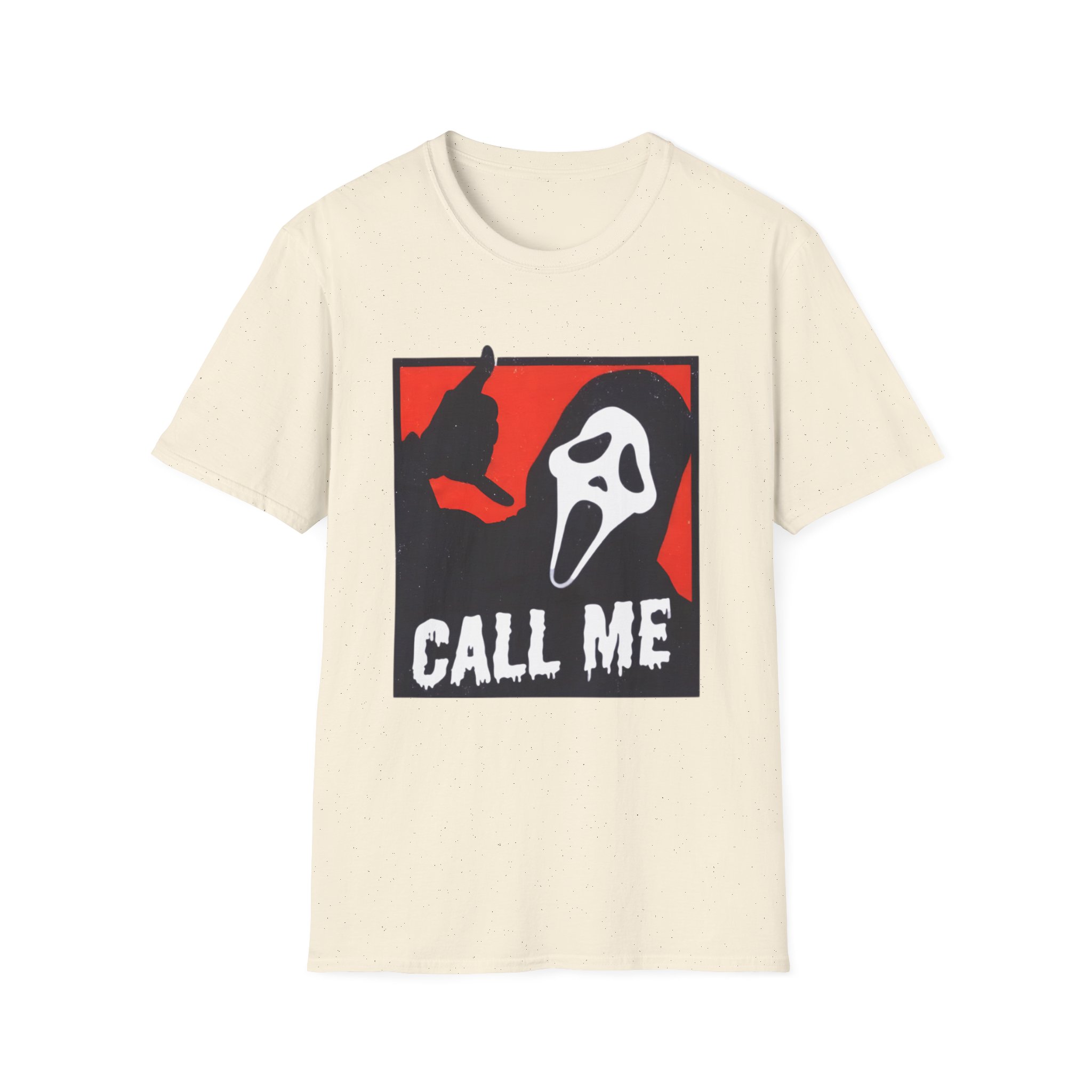 Ghostface CALL ME Unisex Softstyle T-Shirt