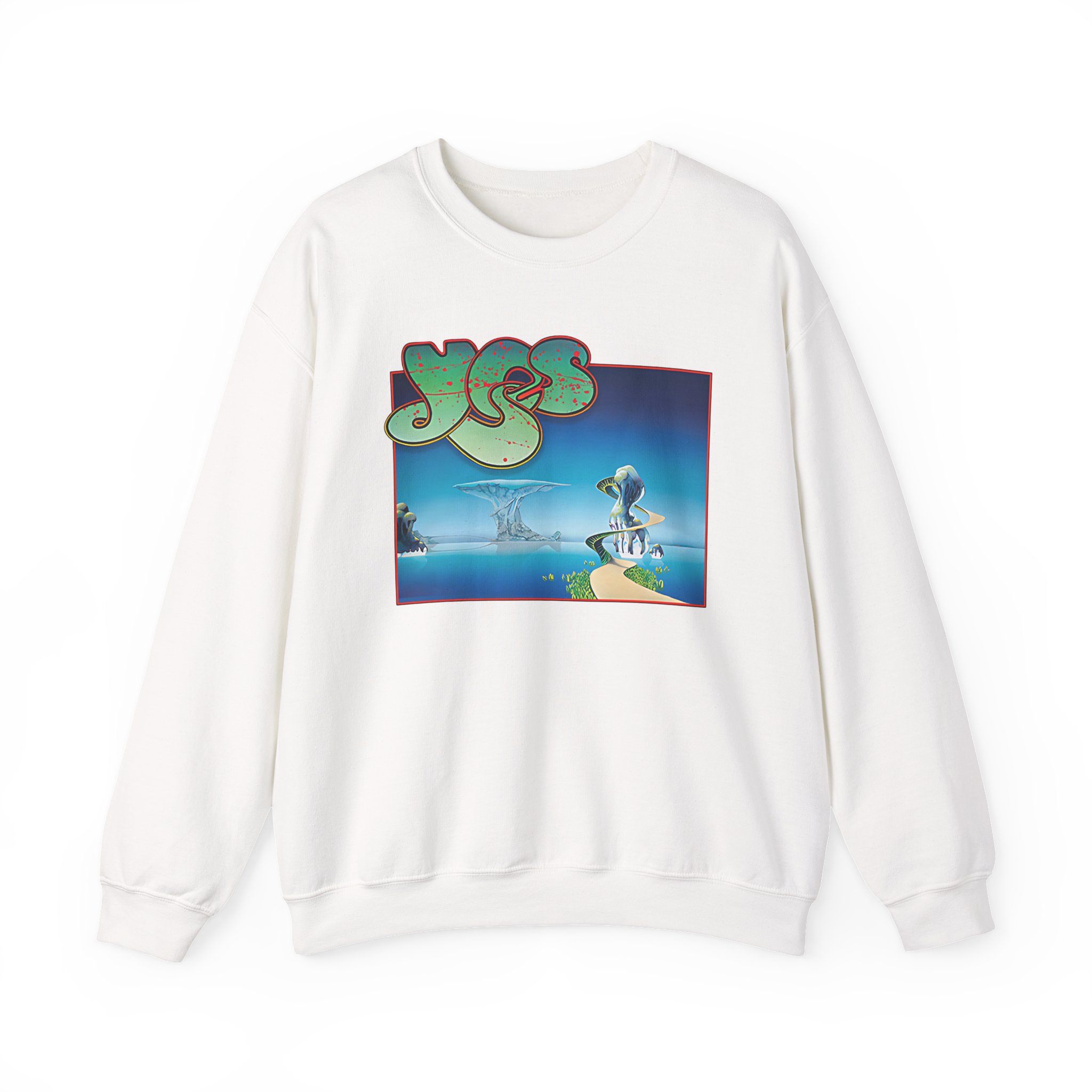 Yes Song Album Cover Unisex Heavy Blendâ„¢ Crewneck Sweatshirt