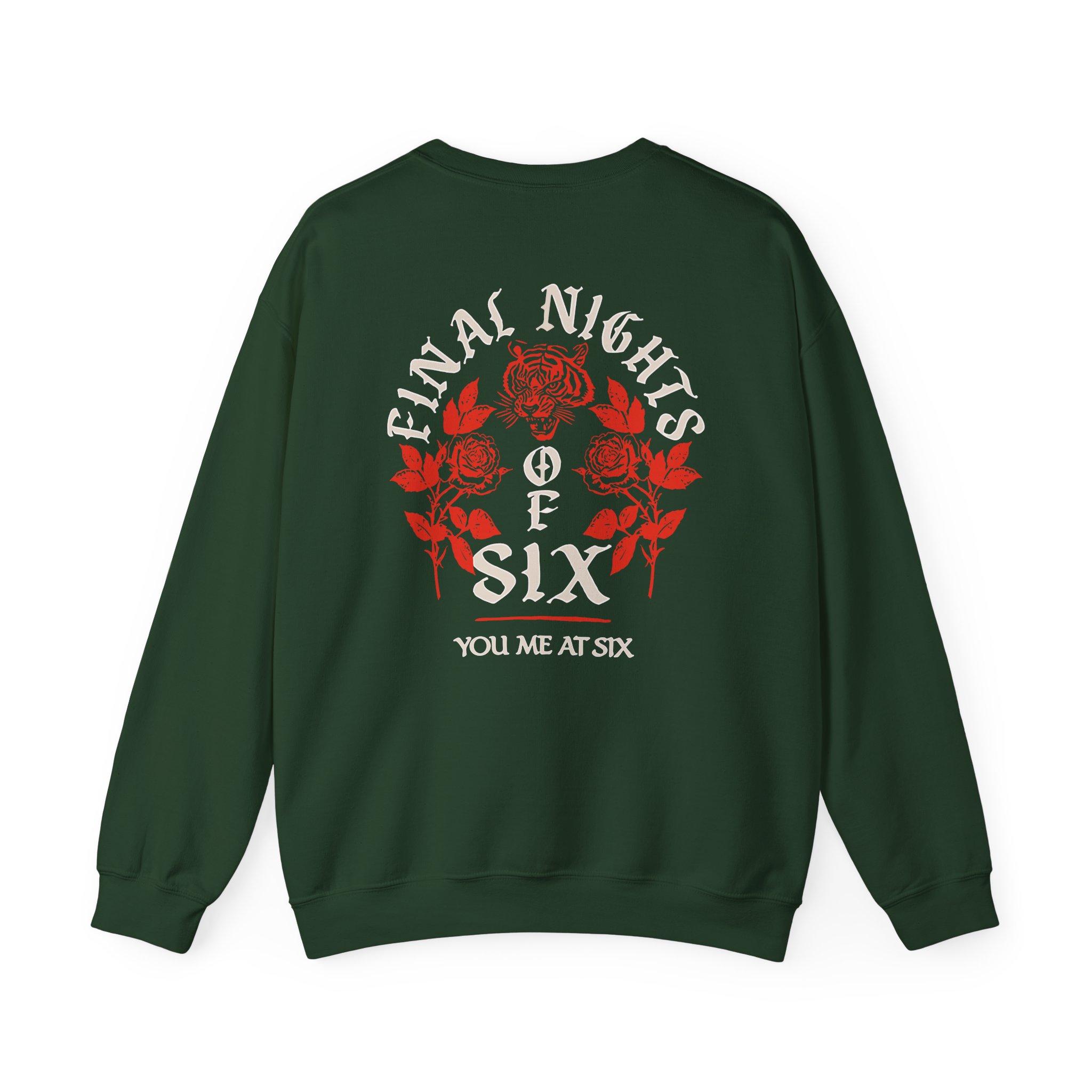 You Me at Six Final Nights of Six Tour Unisex Heavy Blendâ„¢ Crewneck Sweatshirt