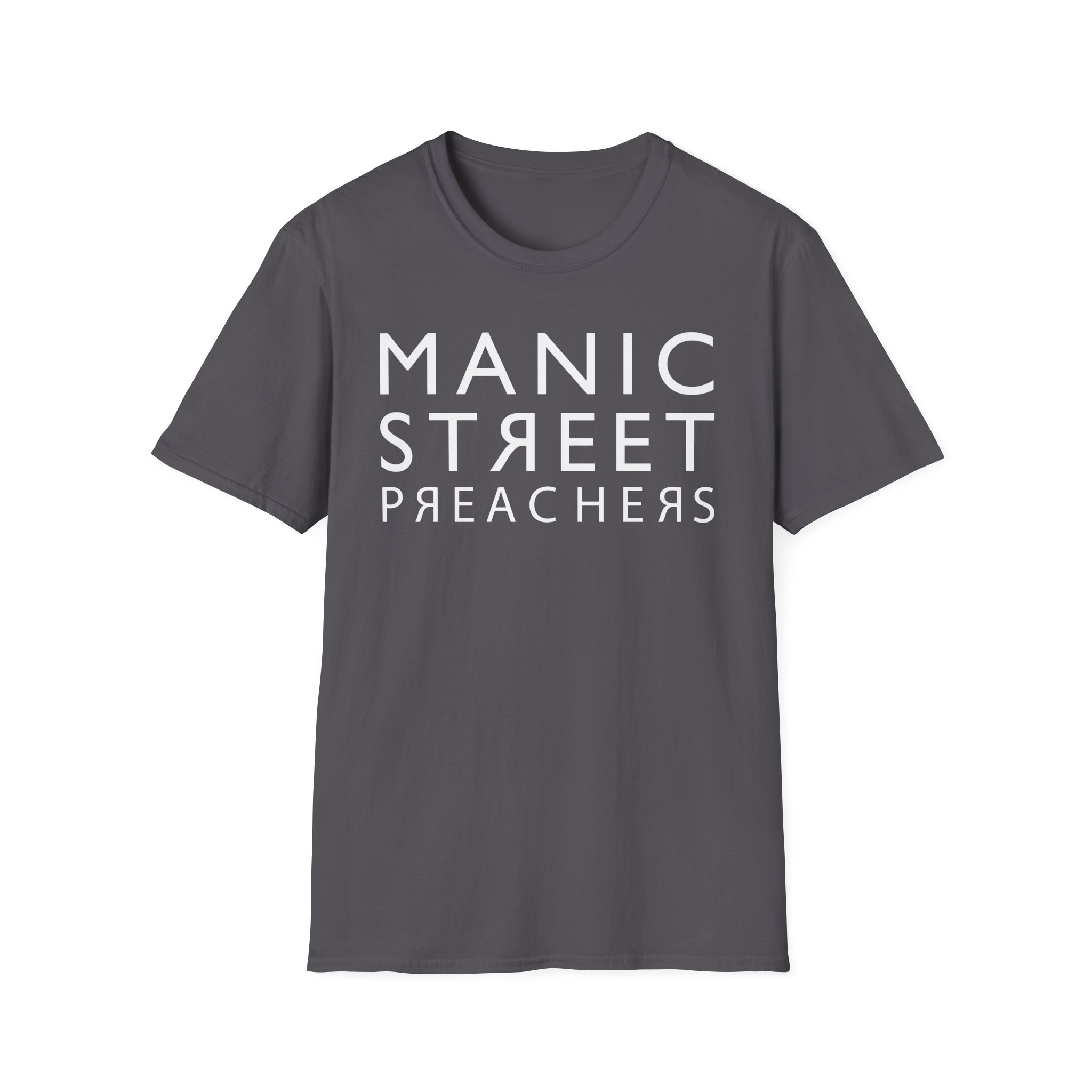 Manic Street Preachers Reversed Logo Unisex Softstyle T-Shirt