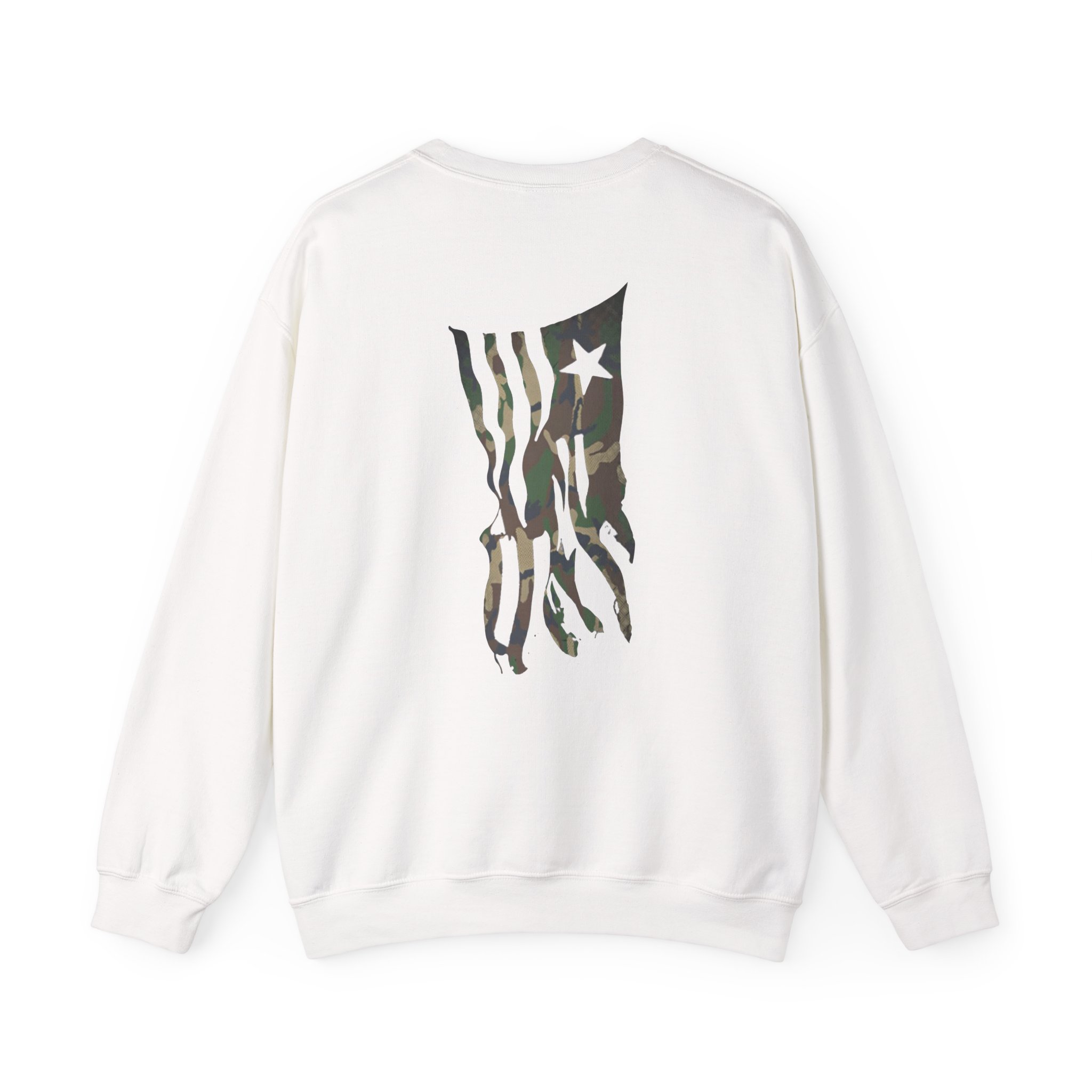 Lamb of God Camo Flag Unisex Heavy Blendâ„¢ Crewneck Sweatshirt