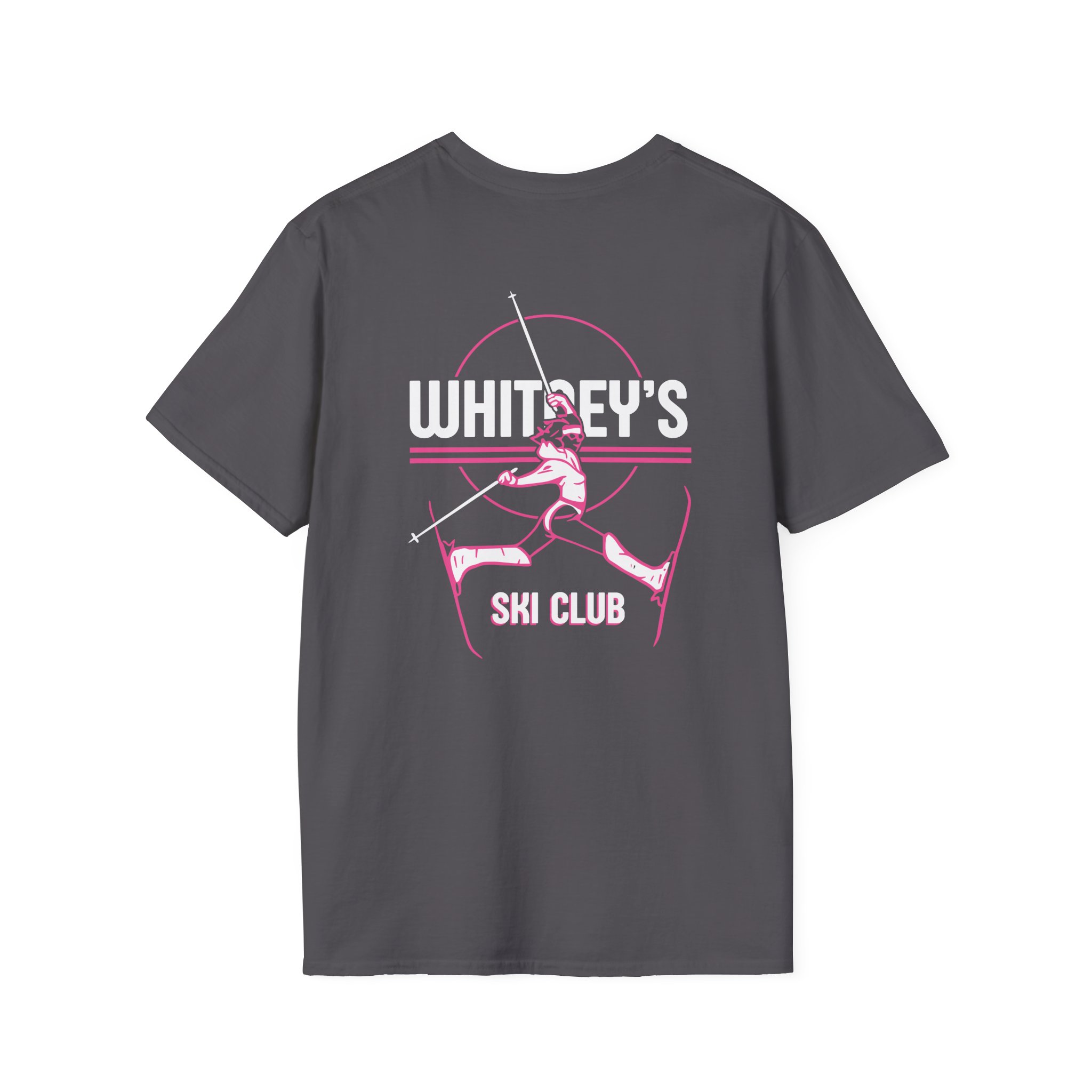 Spittin Chiclets Whitney's Ski Club Unisex Softstyle T-Shirt