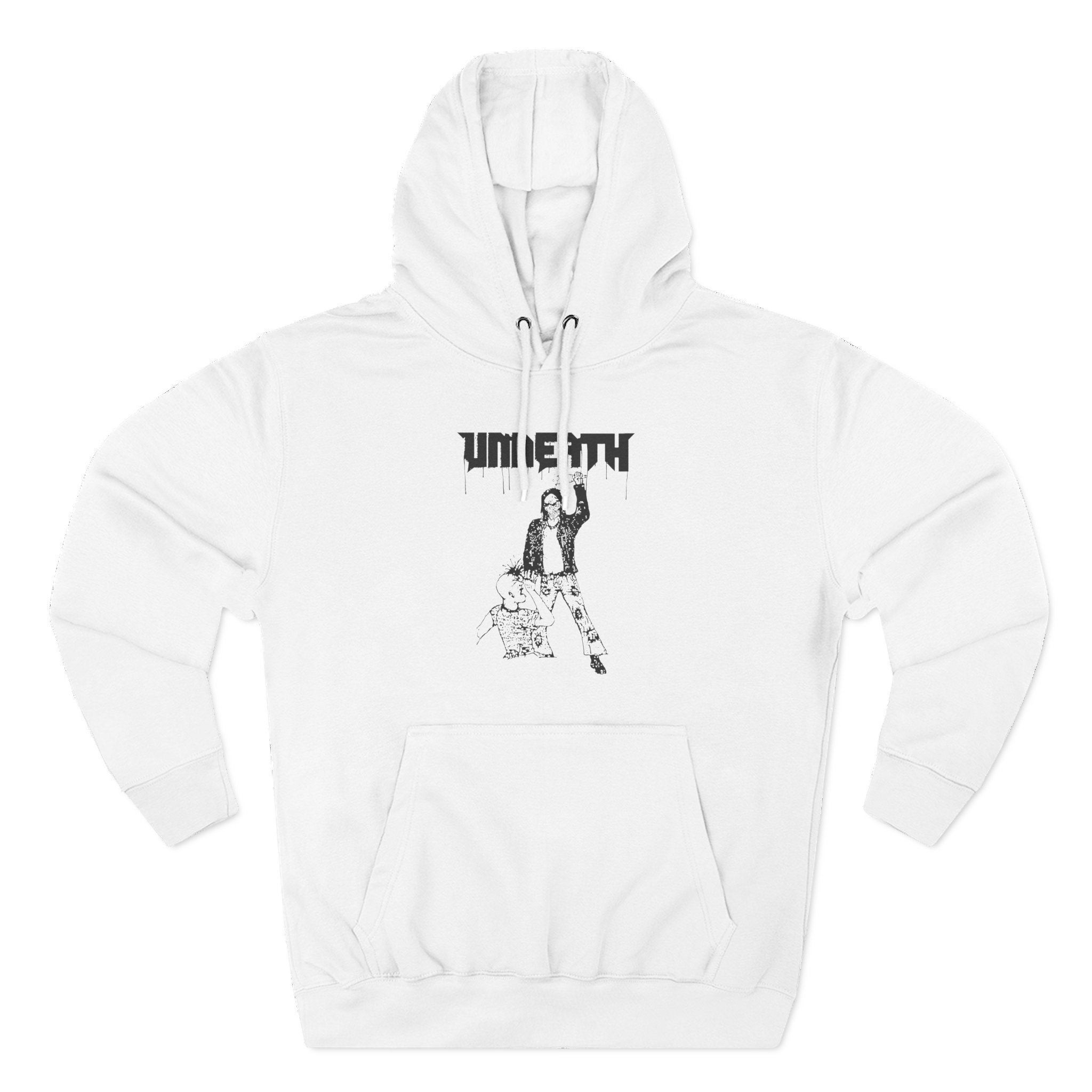 Undeath Biker Three-Panel Fleece Hoodie