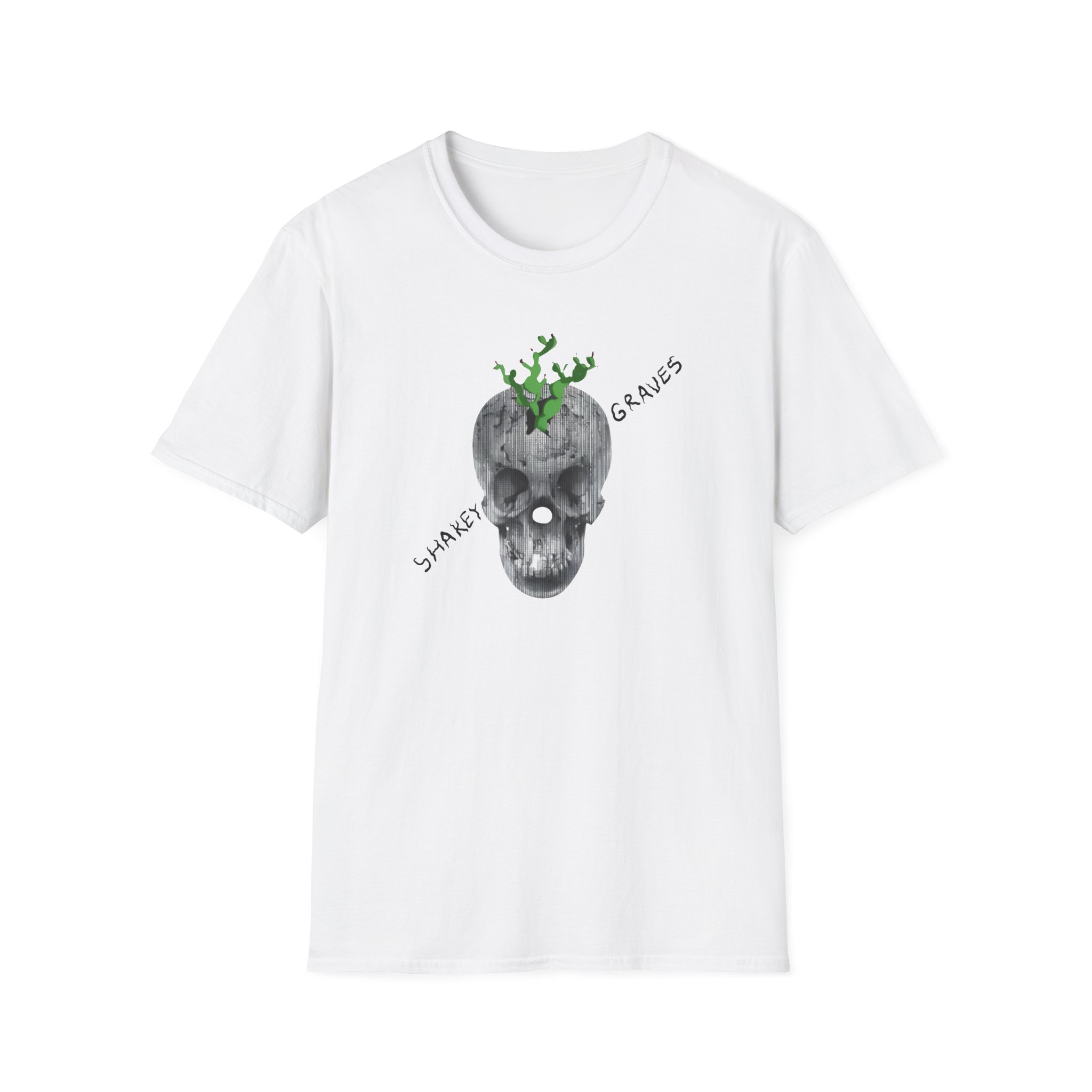 Shakey Graves Skull Unisex Softstyle T-Shirt