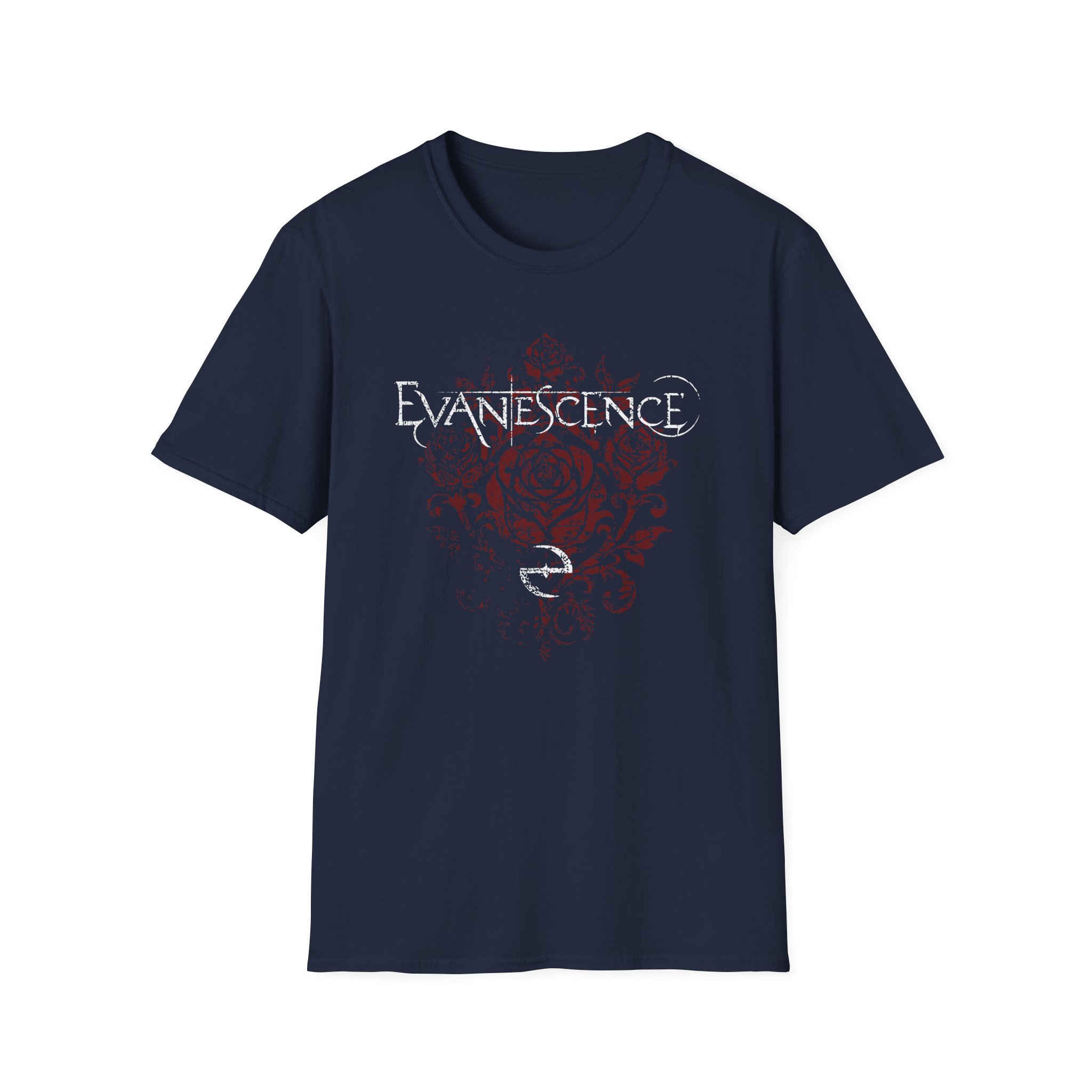 Evanescence Rose Logo Unisex Softstyle T-Shirt