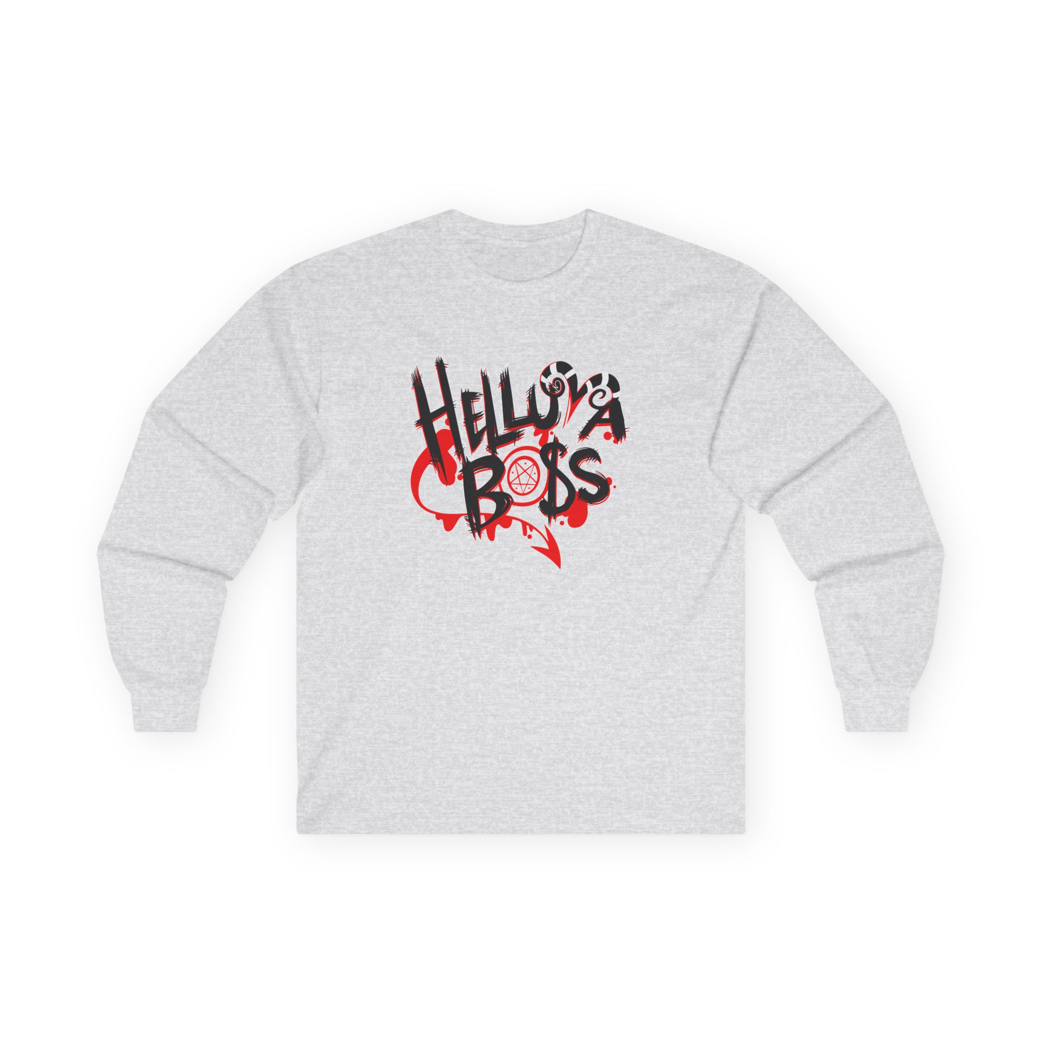 Helluva Boss Logo Unisex Ultra Cotton Long Sleeve Tee