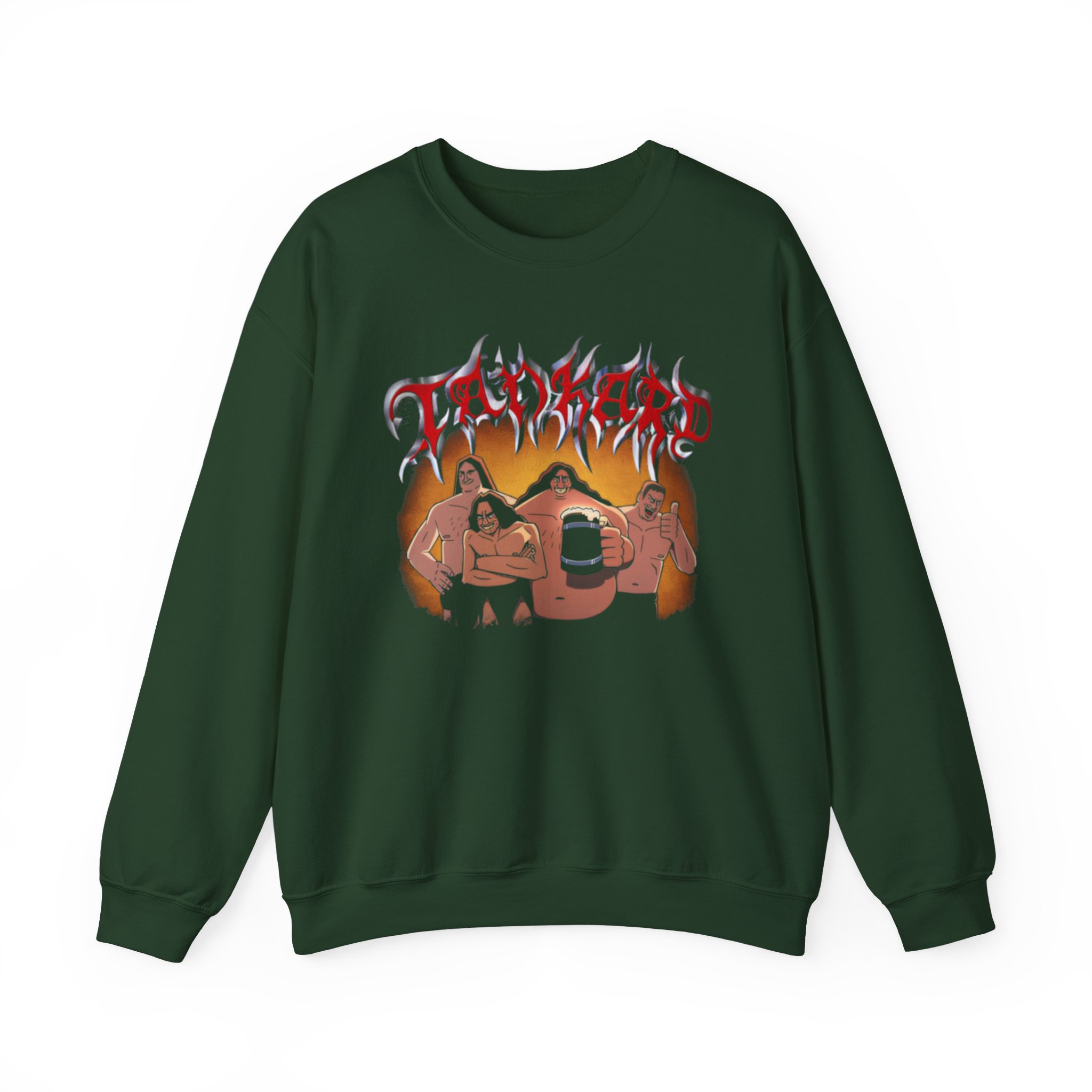 Tankard Fat, Ugly and Old Unisex Heavy Blendâ„¢ Crewneck Sweatshirt