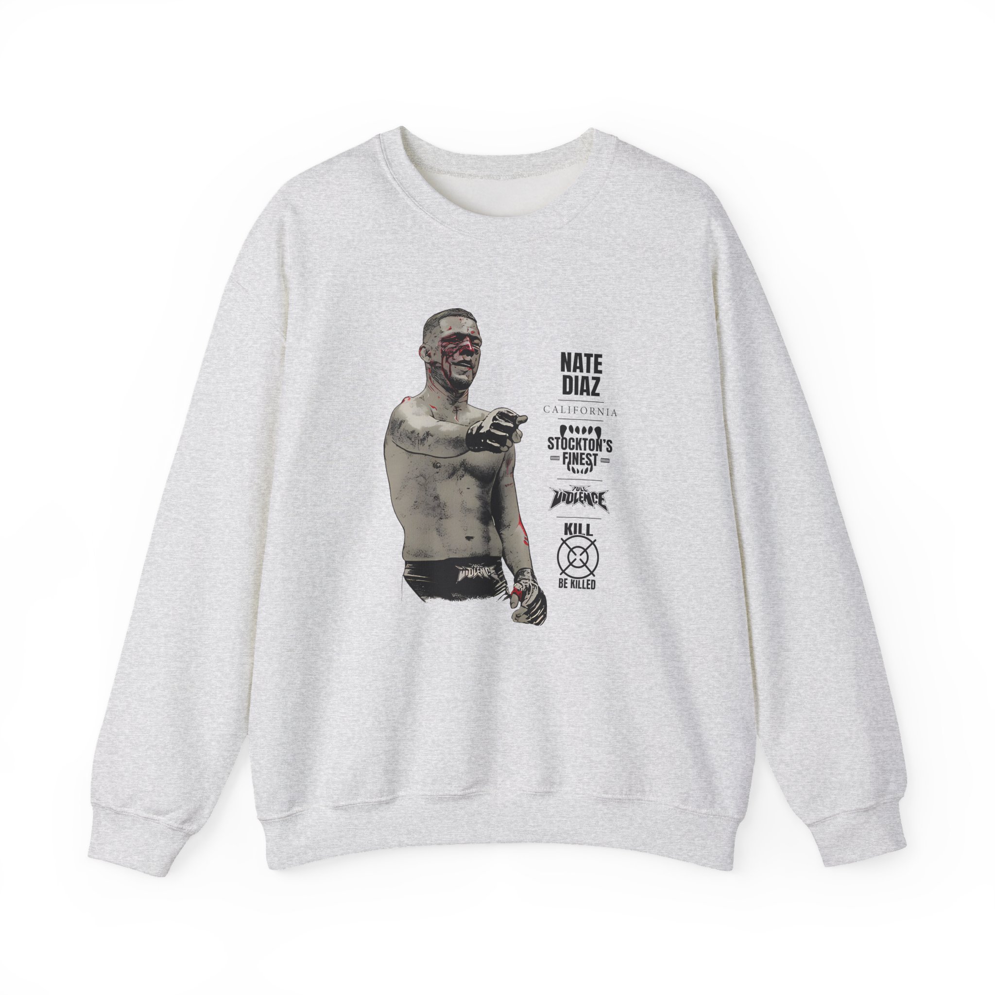 Nate Diaz Stockton's Finest Unisex Heavy Blendâ„¢ Crewneck Sweatshirt