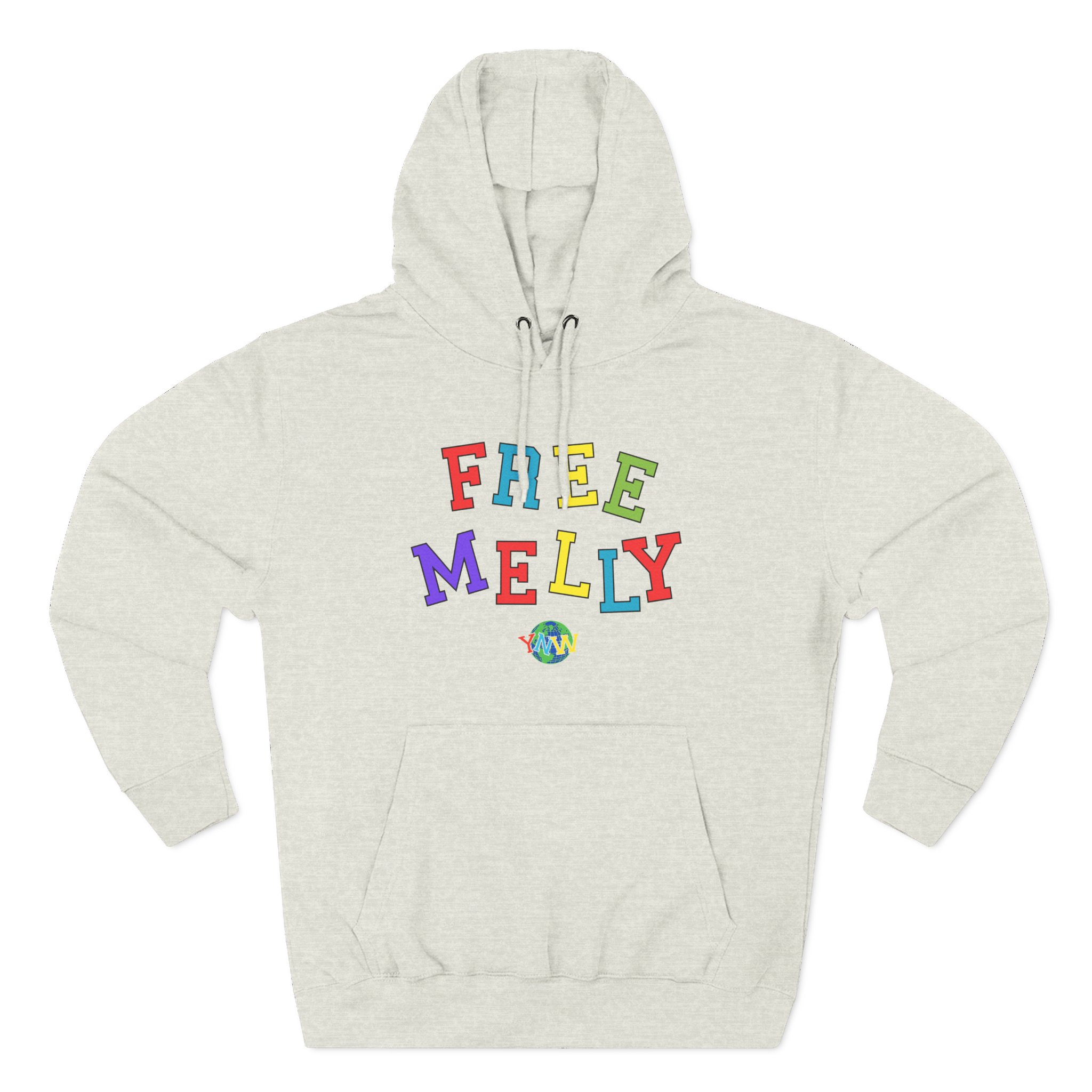 YNW Melly Free Melly Three-Panel Fleece Hoodie