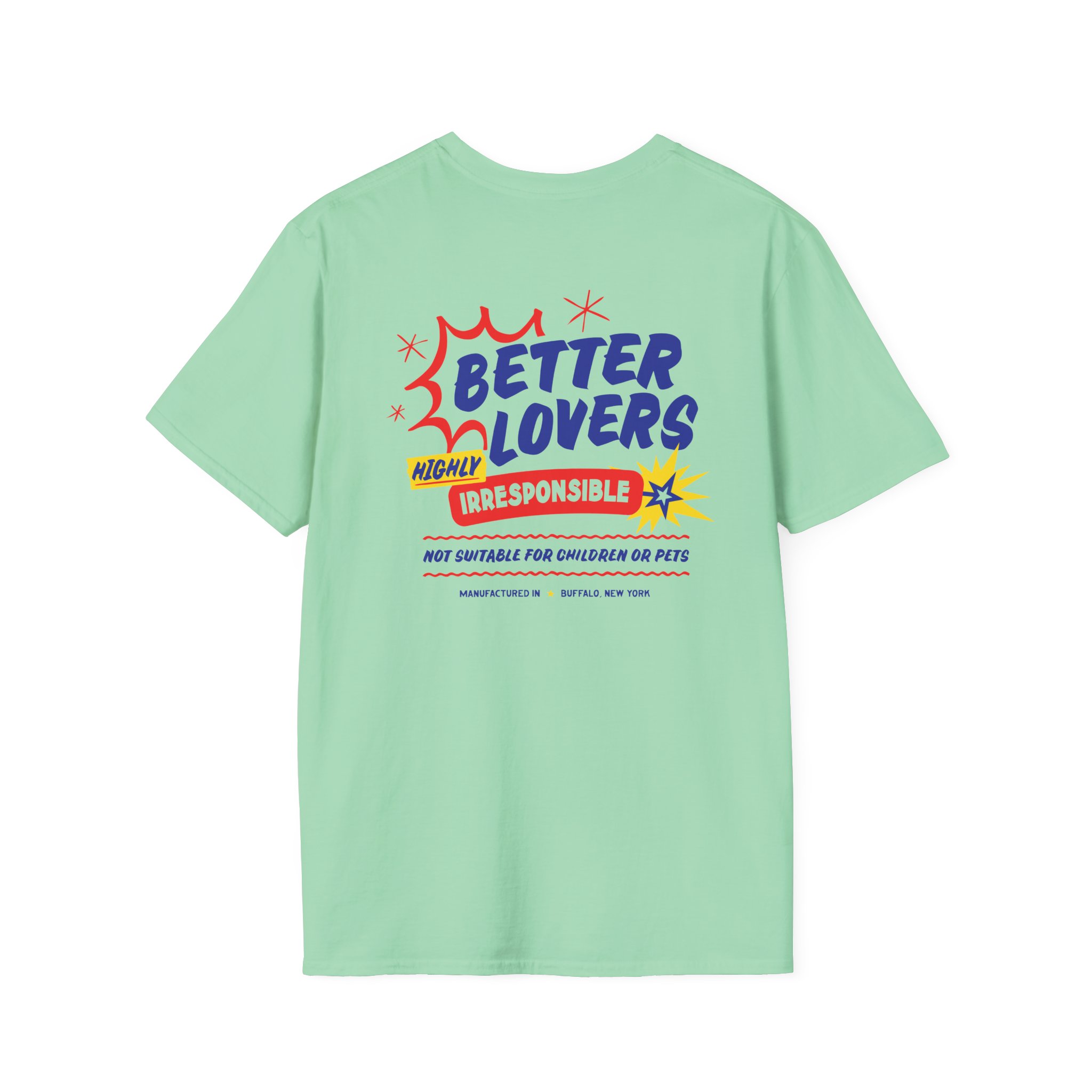 Better Lovers Not Suitable for Children Unisex Softstyle T-Shirt