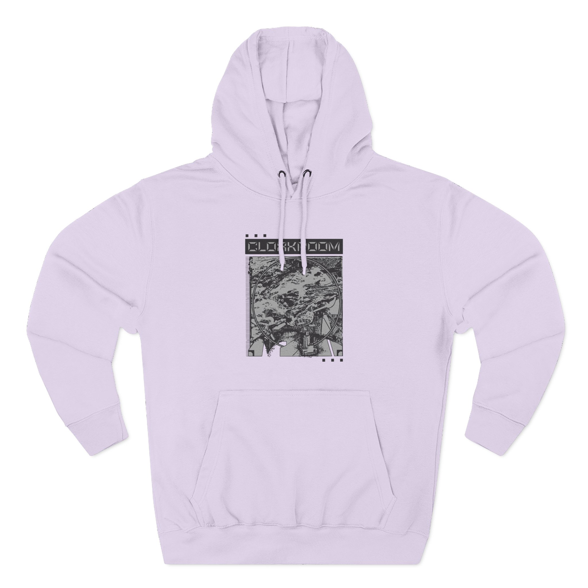 Cloakroom Dissolution Wave Three-Panel Fleece Hoodie