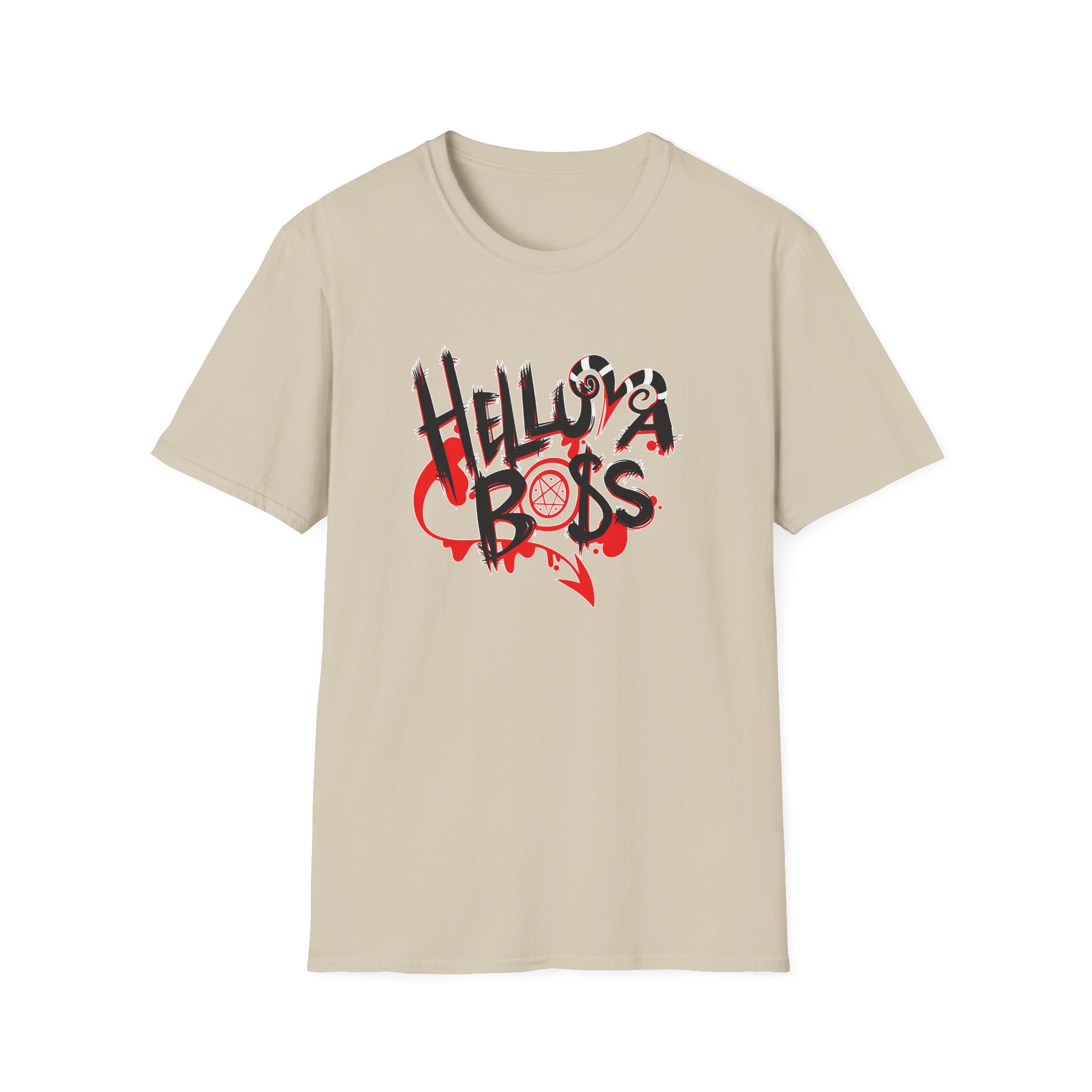 Helluva Boss Logo Unisex Softstyle T-Shirt