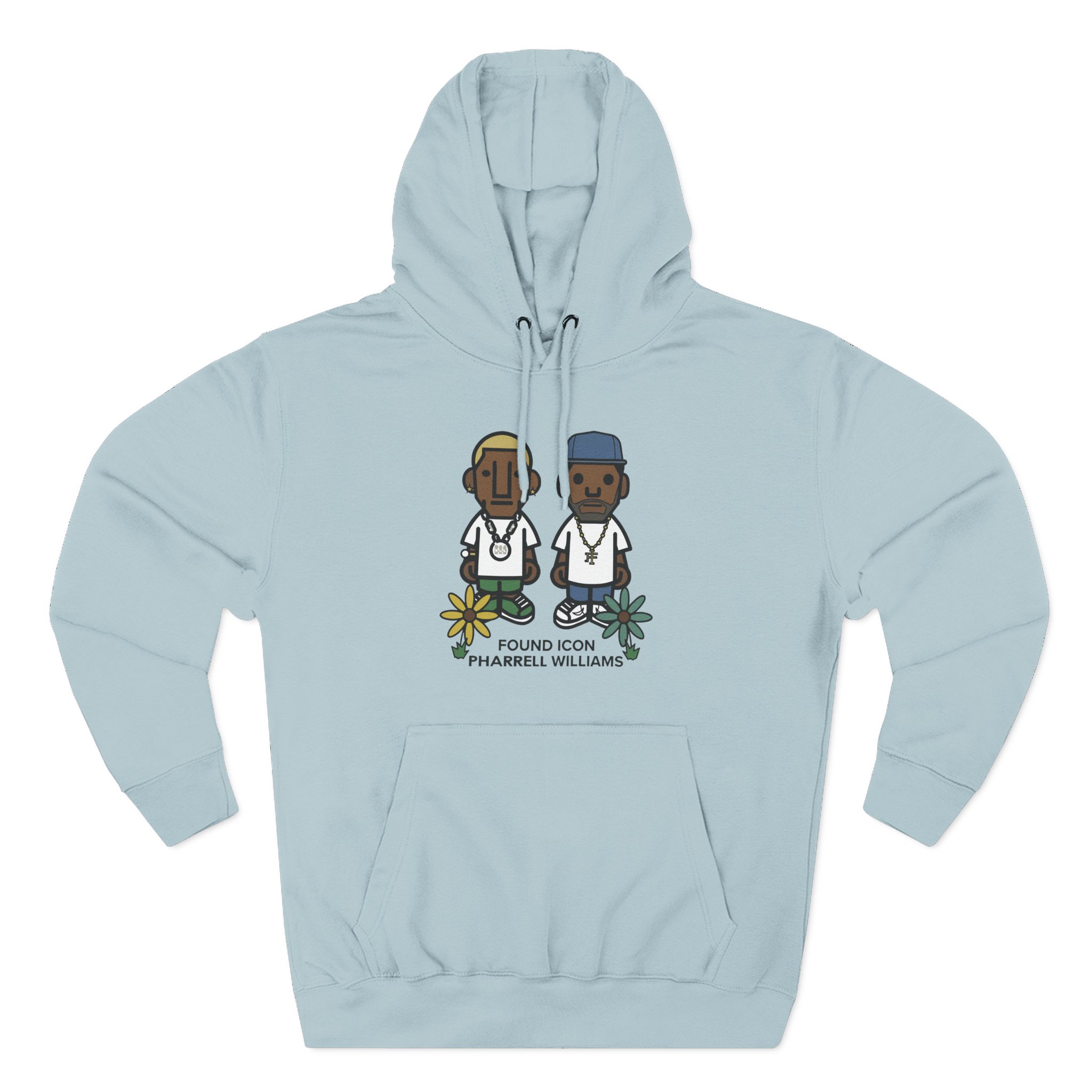 Pharrell Williams Found Icon Three-Panel Fleece Hoodie