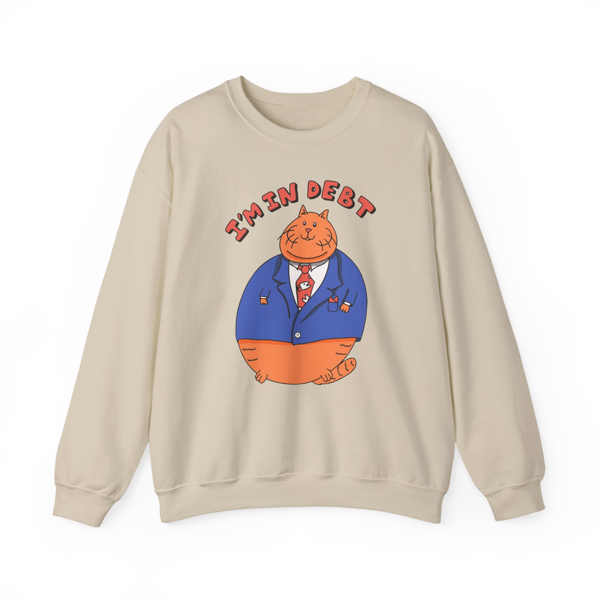 William Osman I'm in Debt Unisex Heavy Blendâ„¢ Crewneck Sweatshirt