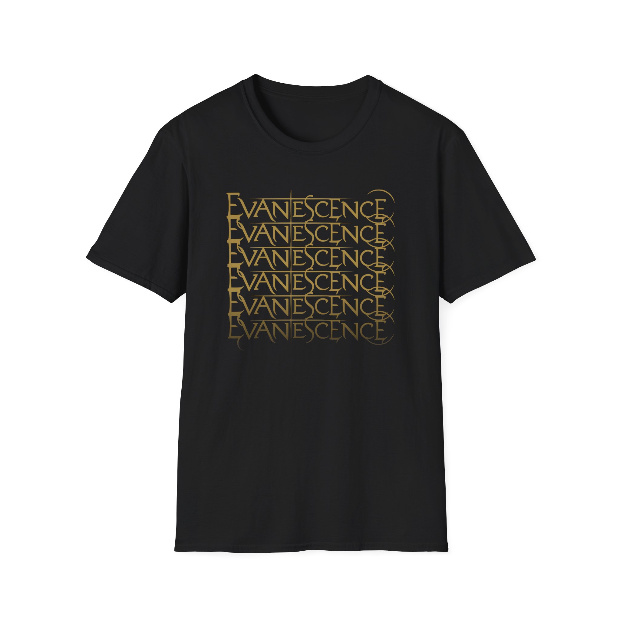 Evanescence Repeat Logo Unisex Softstyle T-Shirt