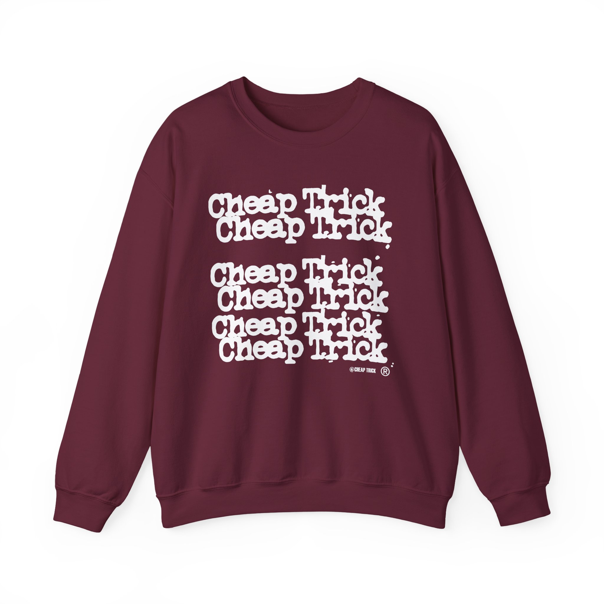Cheap Trick Stacked Logo Unisex Heavy Blendâ„¢ Crewneck Sweatshirt