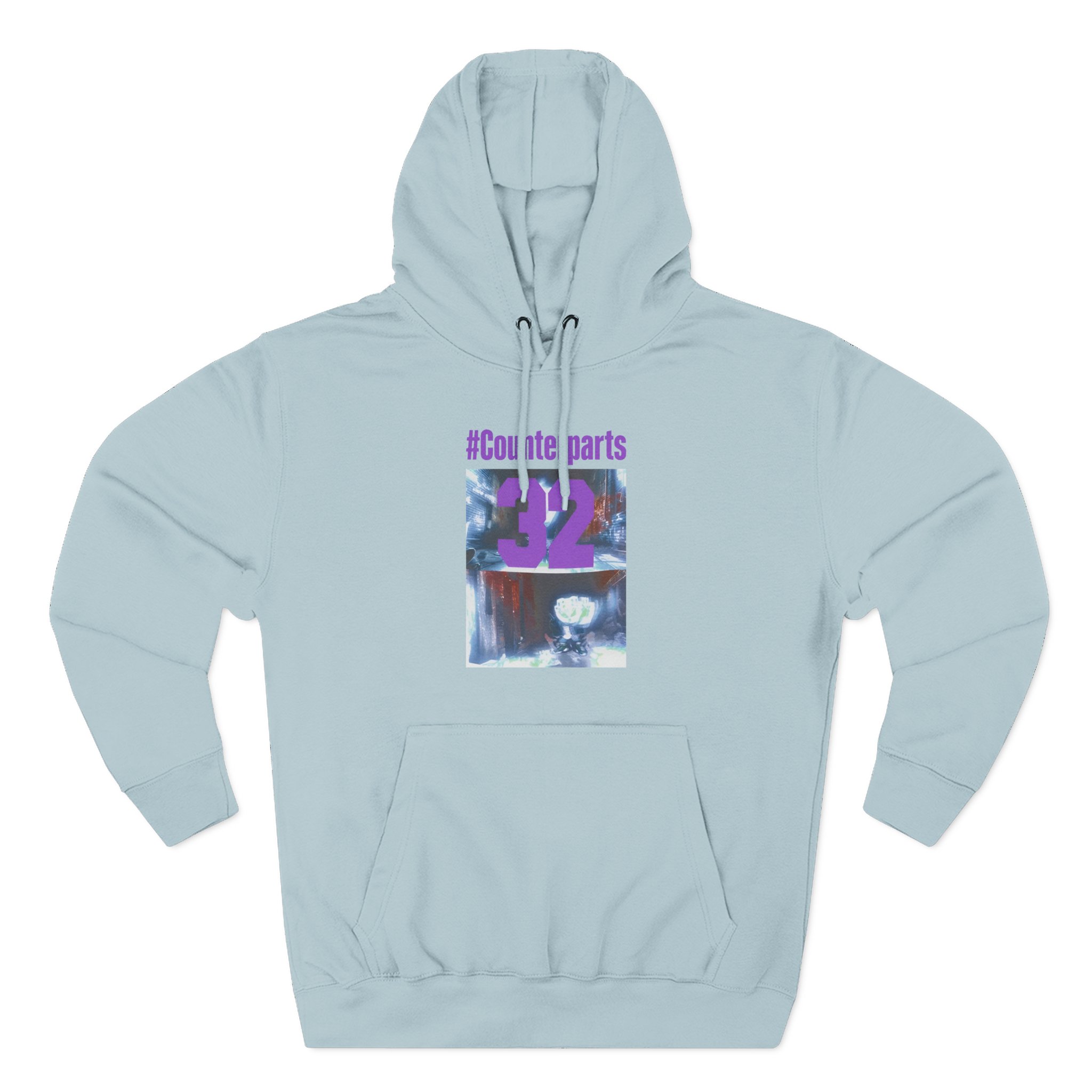 Bladee Cold Visions 32 Three-Panel Fleece Hoodie
