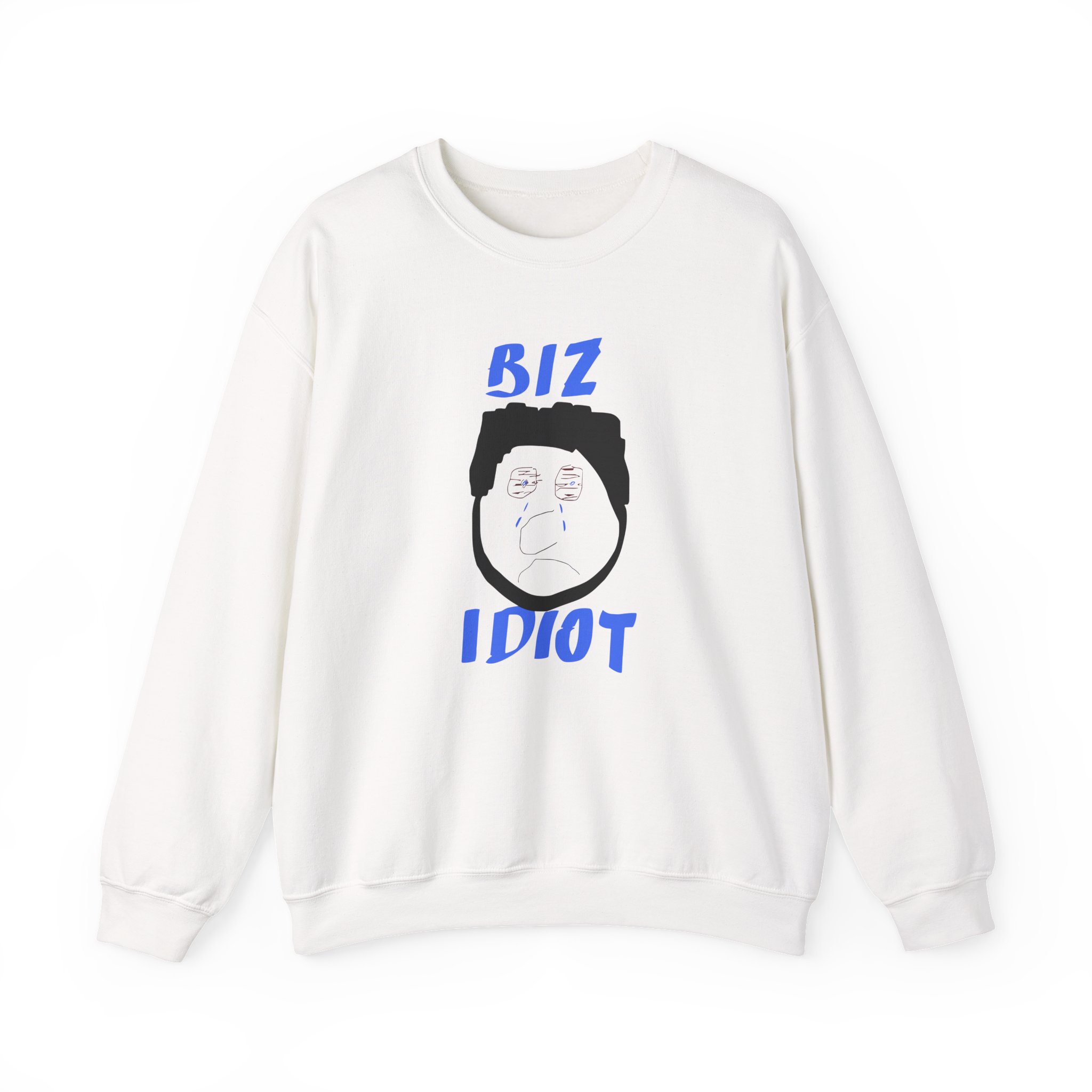 Spittin Chiclets Biz Idiot Unisex Heavy Blendâ„¢ Crewneck Sweatshirt