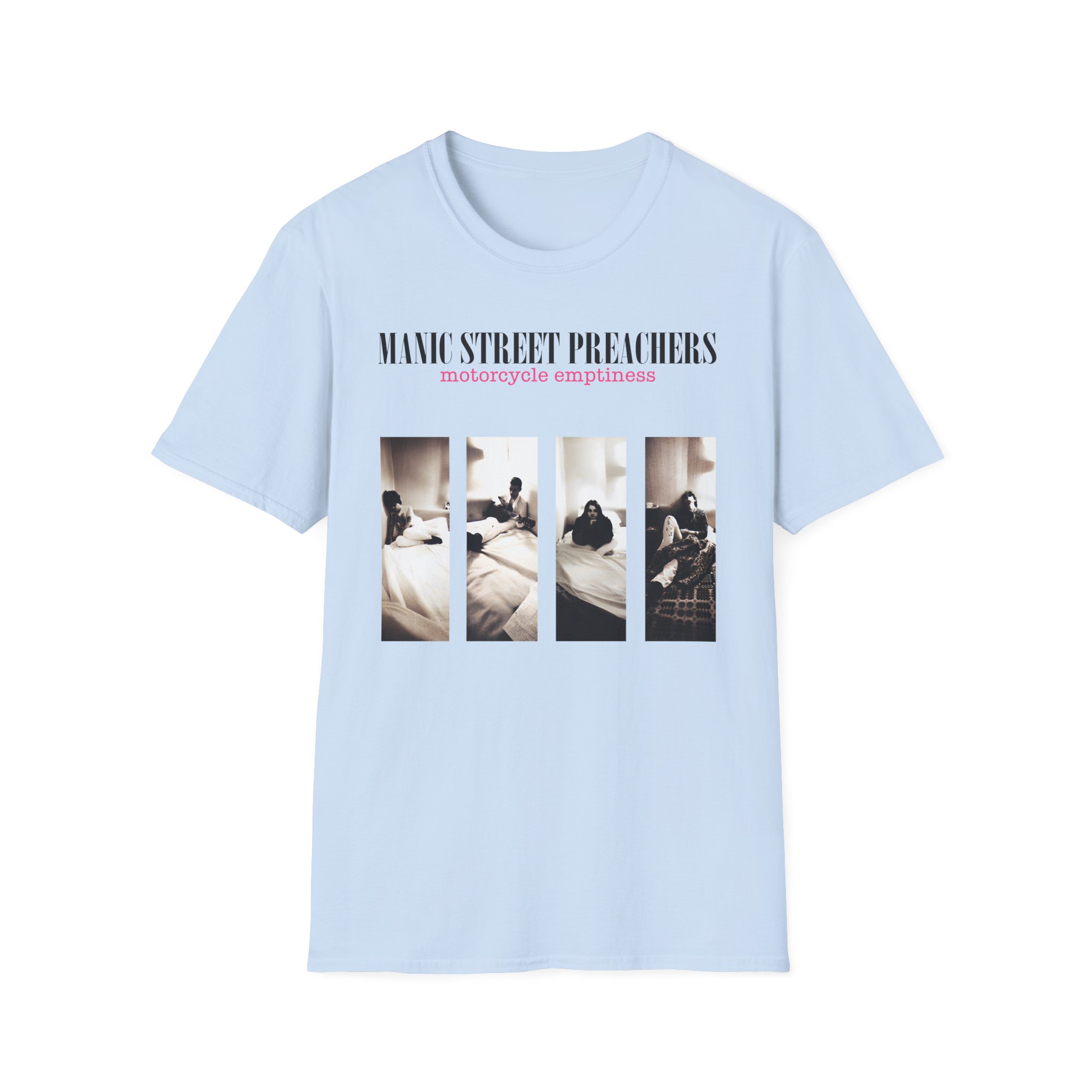 Manic Street Preachers Motorcycle Emptiness Photo Lilac Unisex Softstyle T-Shirt