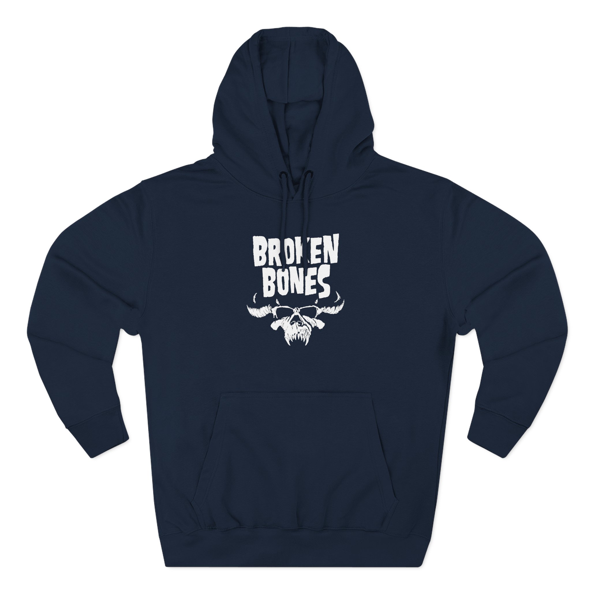 Broken Bones The Glenn Three-Panel Fleece Hoodie