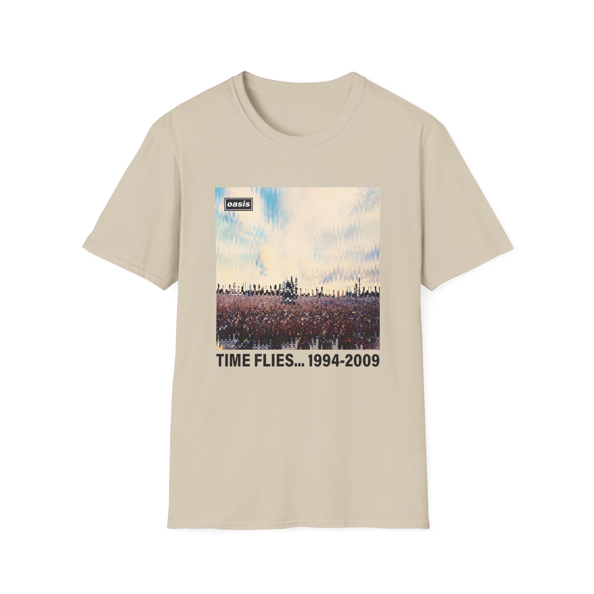 Oasis Time Flies 15th Anniversary Unisex Softstyle T-Shirt