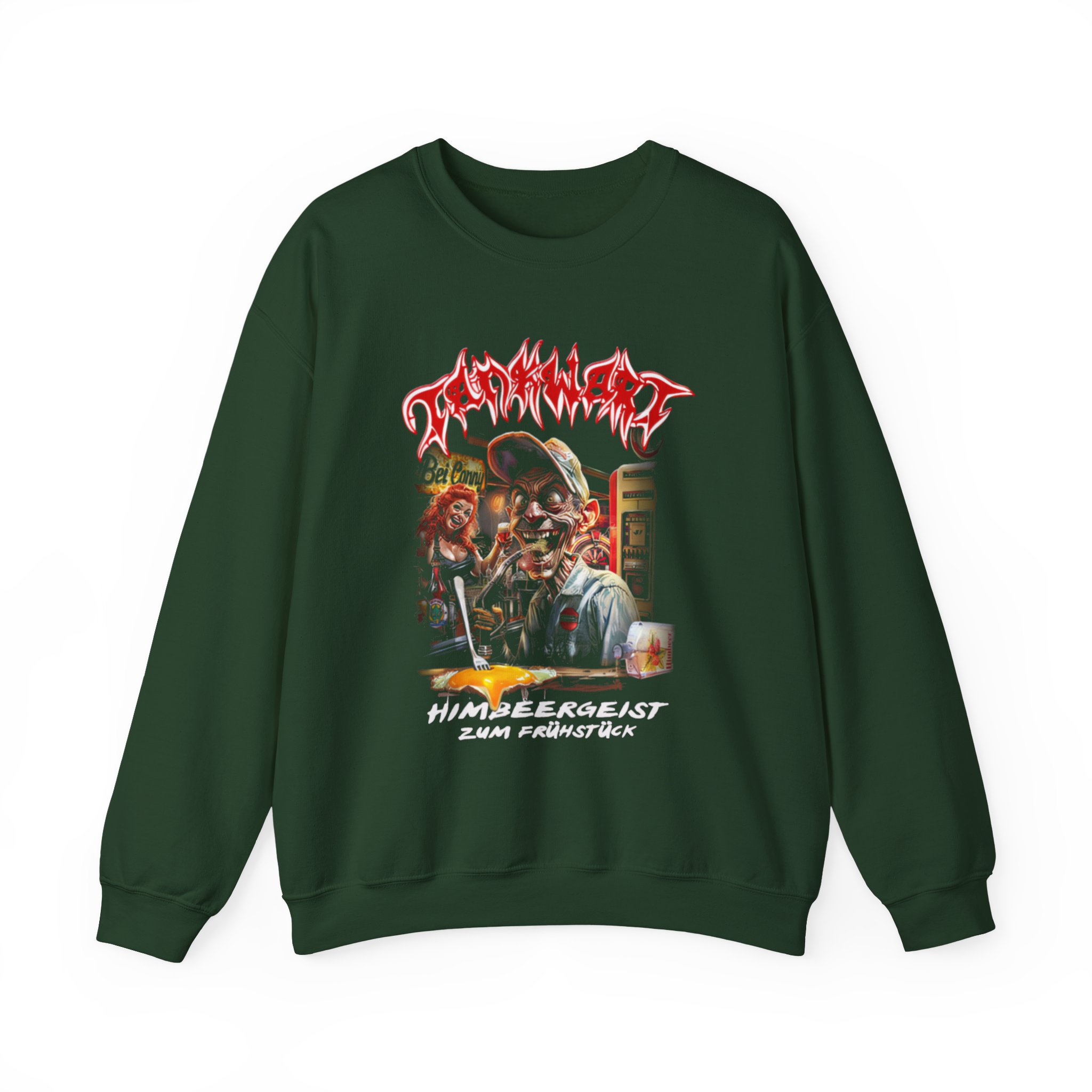 Tankard Himbeergeist Zum Frühstück Unisex Heavy Blend™ Crewneck Sweatshirt