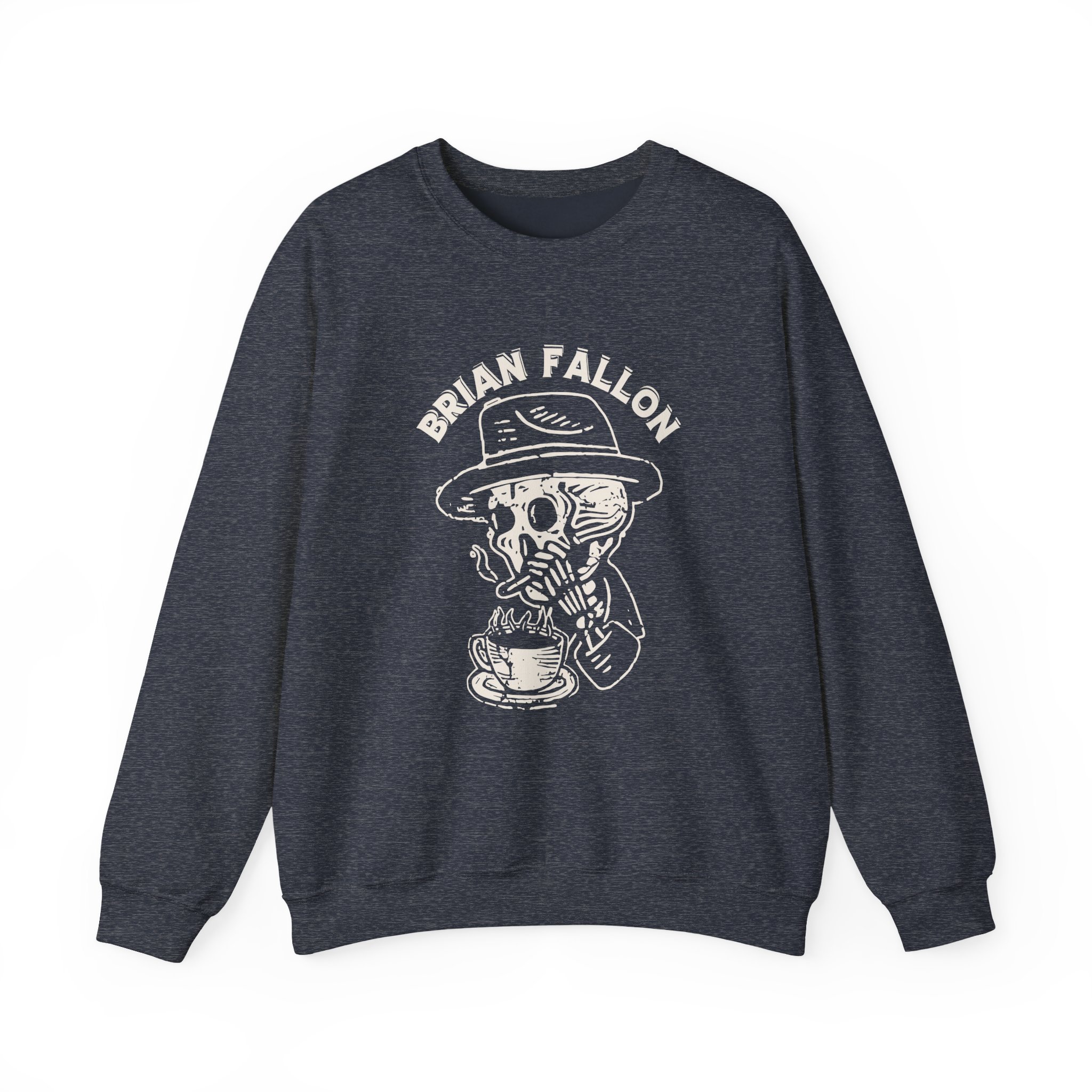Brian Fallon Smoking Skeleton Unisex Heavy Blendâ„¢ Crewneck Sweatshirt