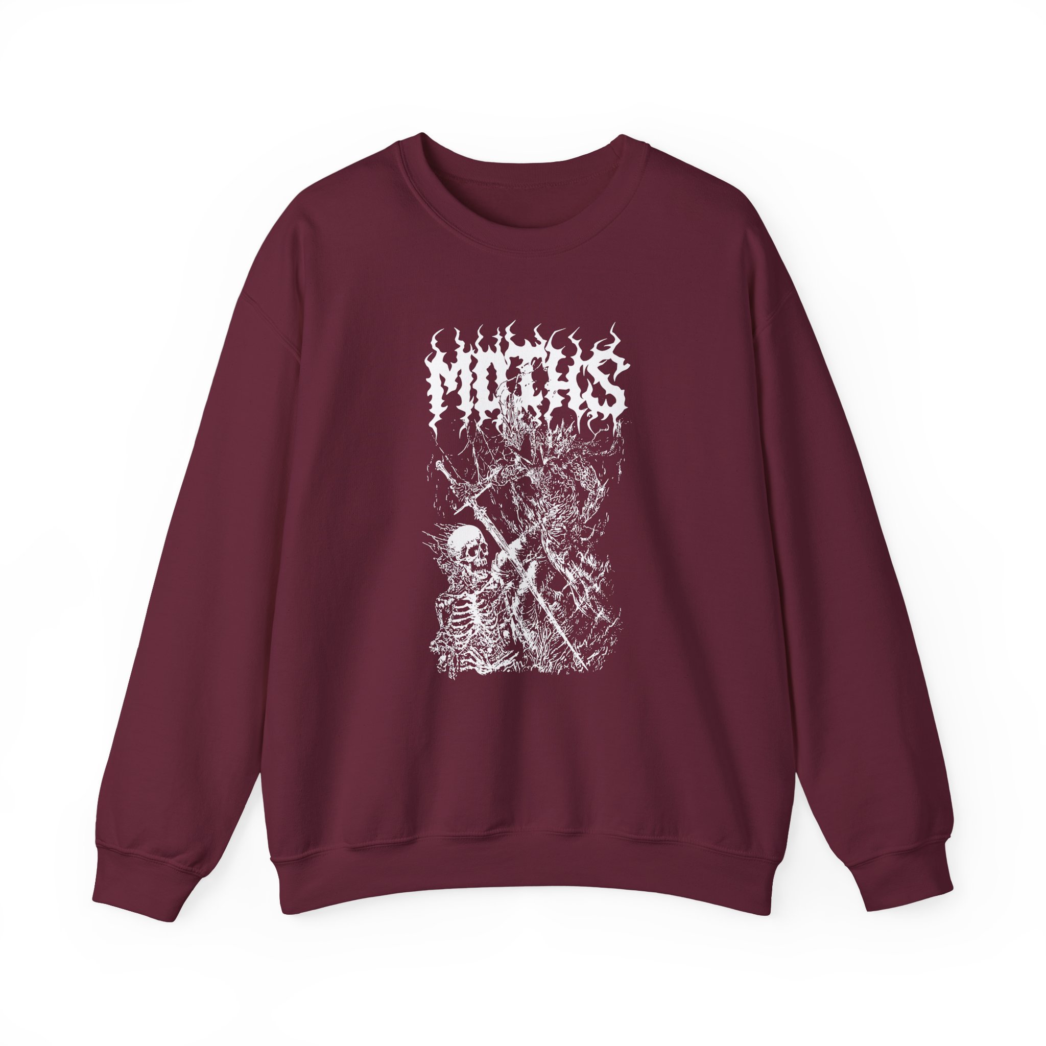 Like Moths to Flames Cycles Unisex Heavy Blendâ„¢ Crewneck Sweatshirt