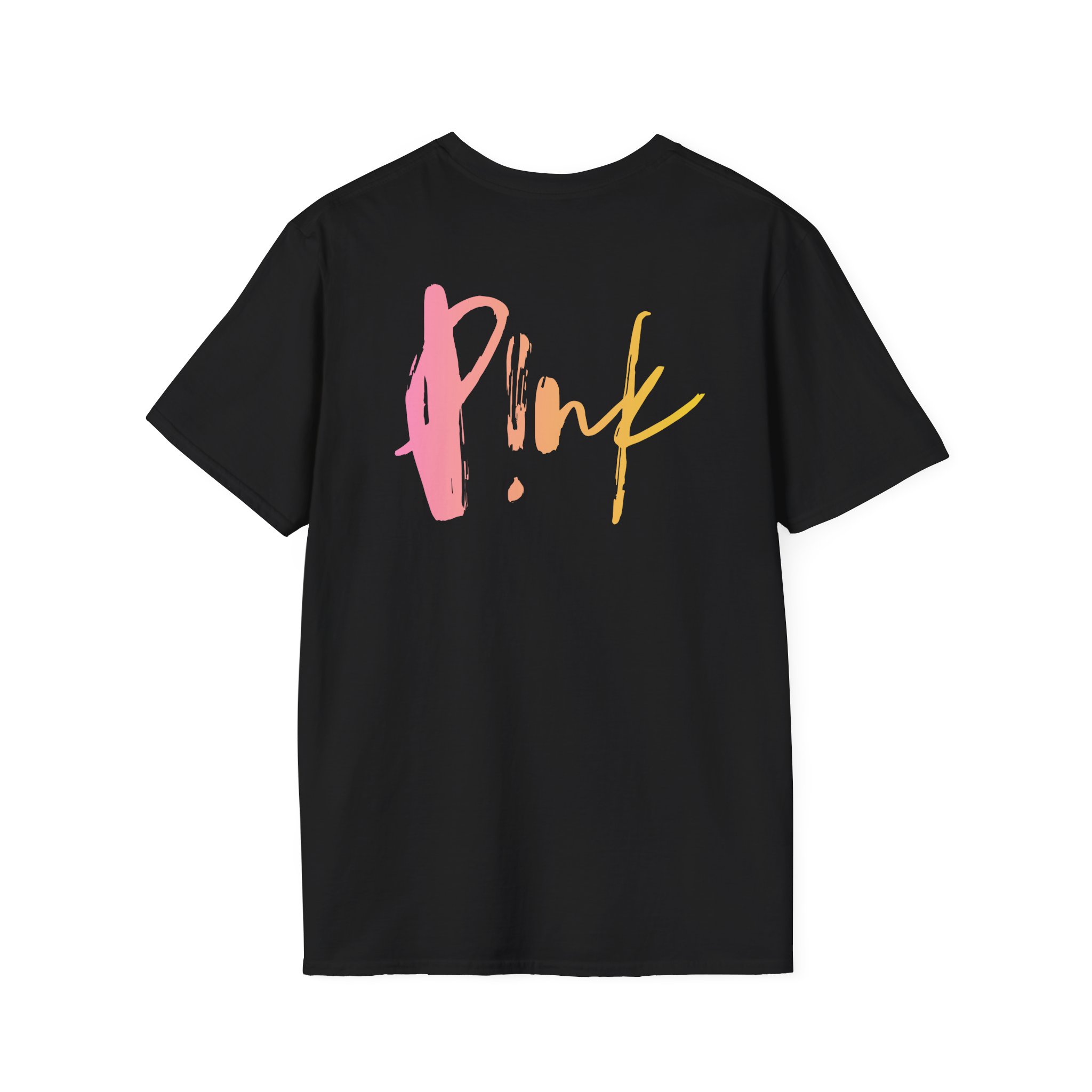 P!nk Gradient Cover Me in Sunshine Unisex Softstyle T-Shirt