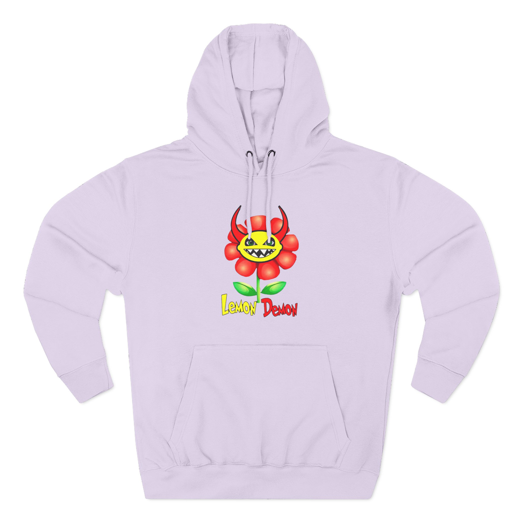 Lemon Demon Flower Three-Panel Fleece Hoodie