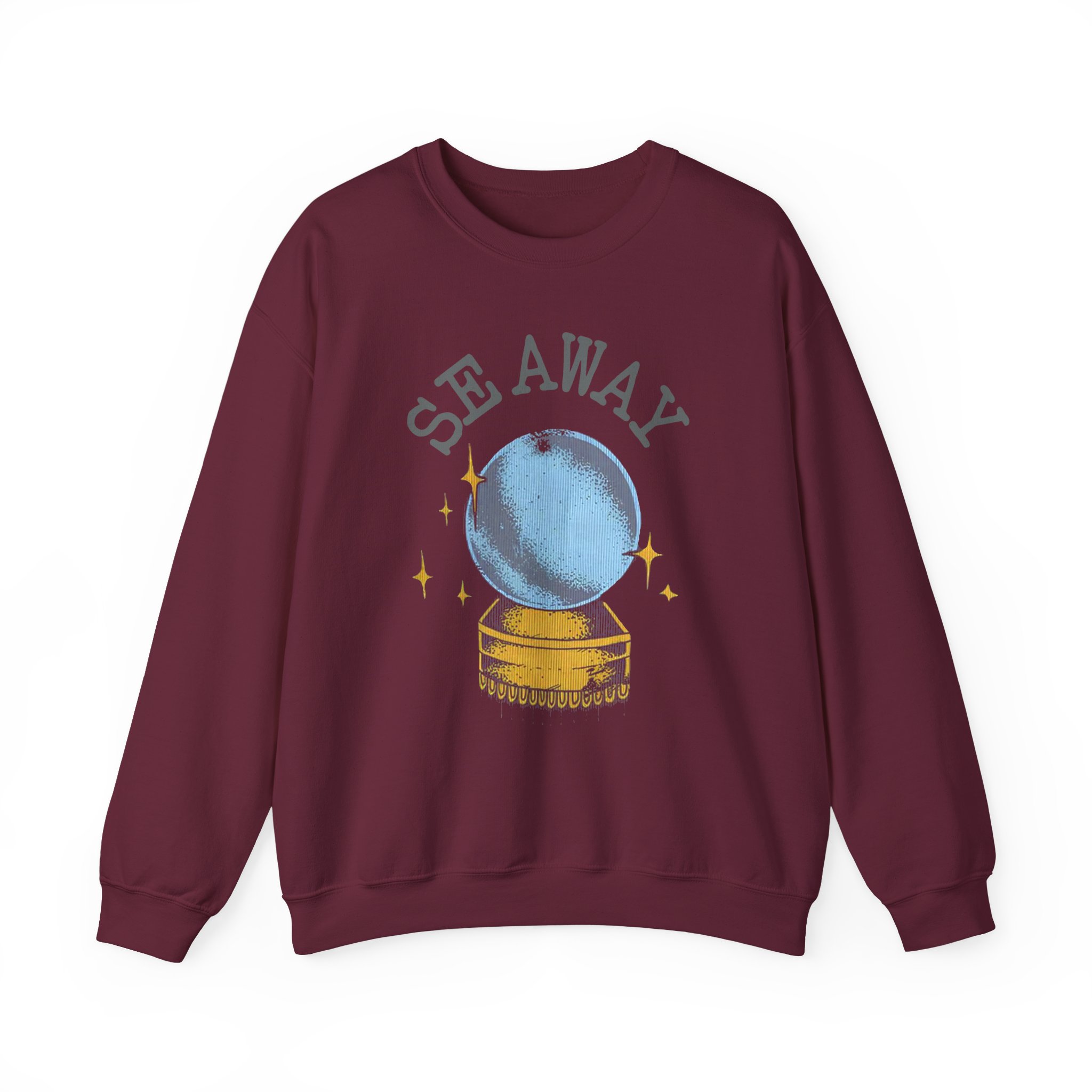 Seaway Crystal Ball Unisex Heavy Blendâ„¢ Crewneck Sweatshirt