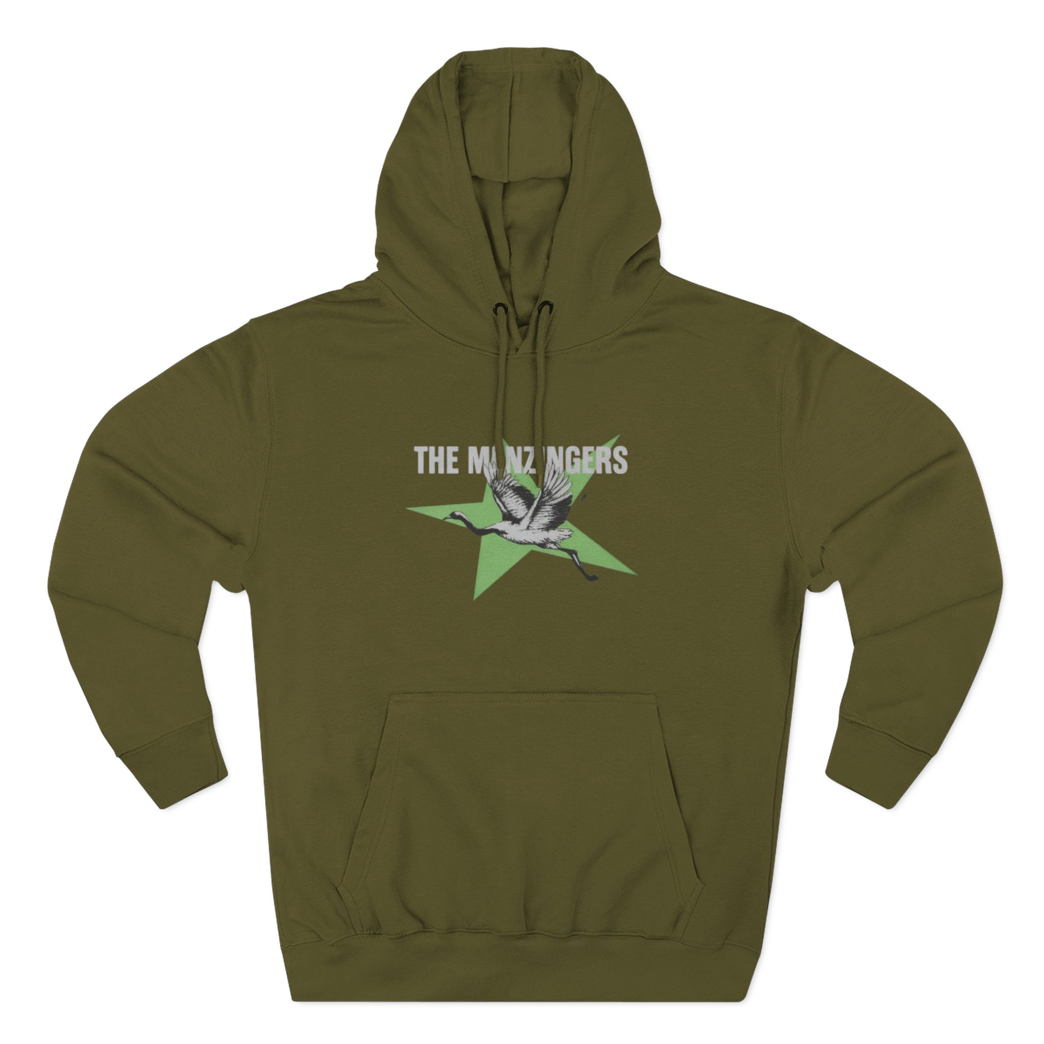The Menzingers Crane Three-Panel Fleece Hoodie