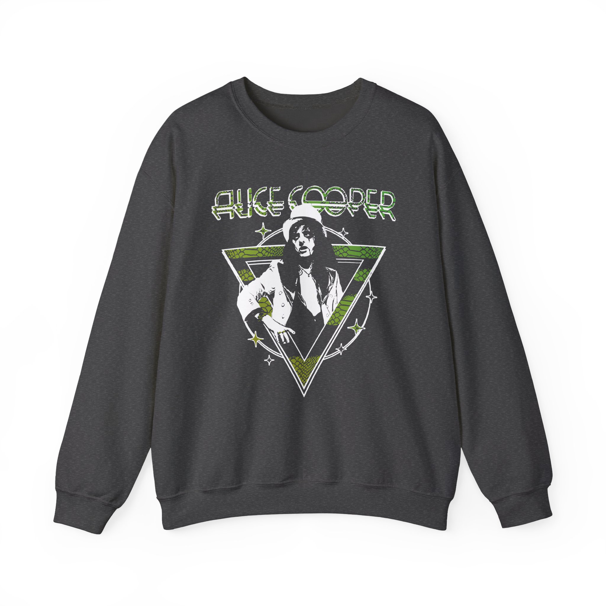 Alice Cooper Welcome to My Nightmare 50th Anniversary Top Hat Unisex Heavy Blendâ„¢ Crewneck Sweatshirt