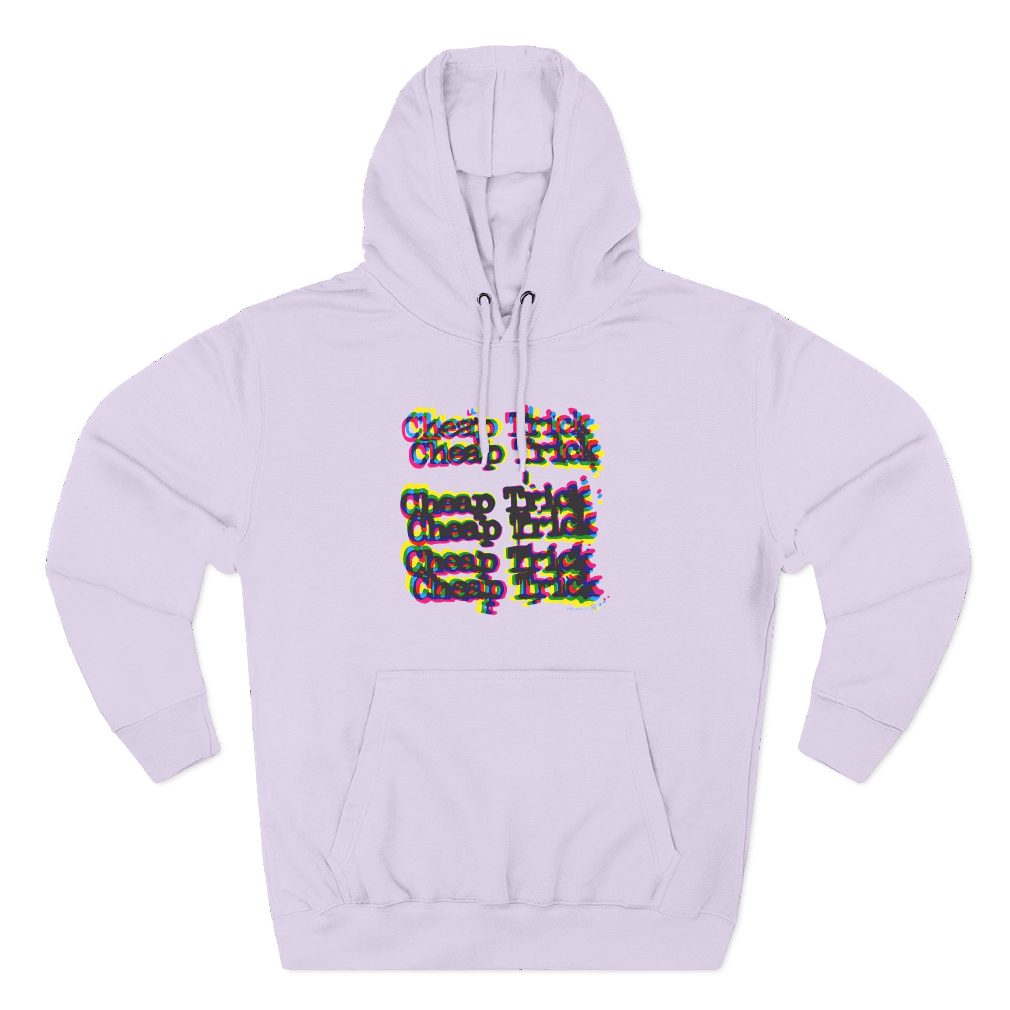 Cheap Trick 3d Logo Three-Panel Fleece Hoodie