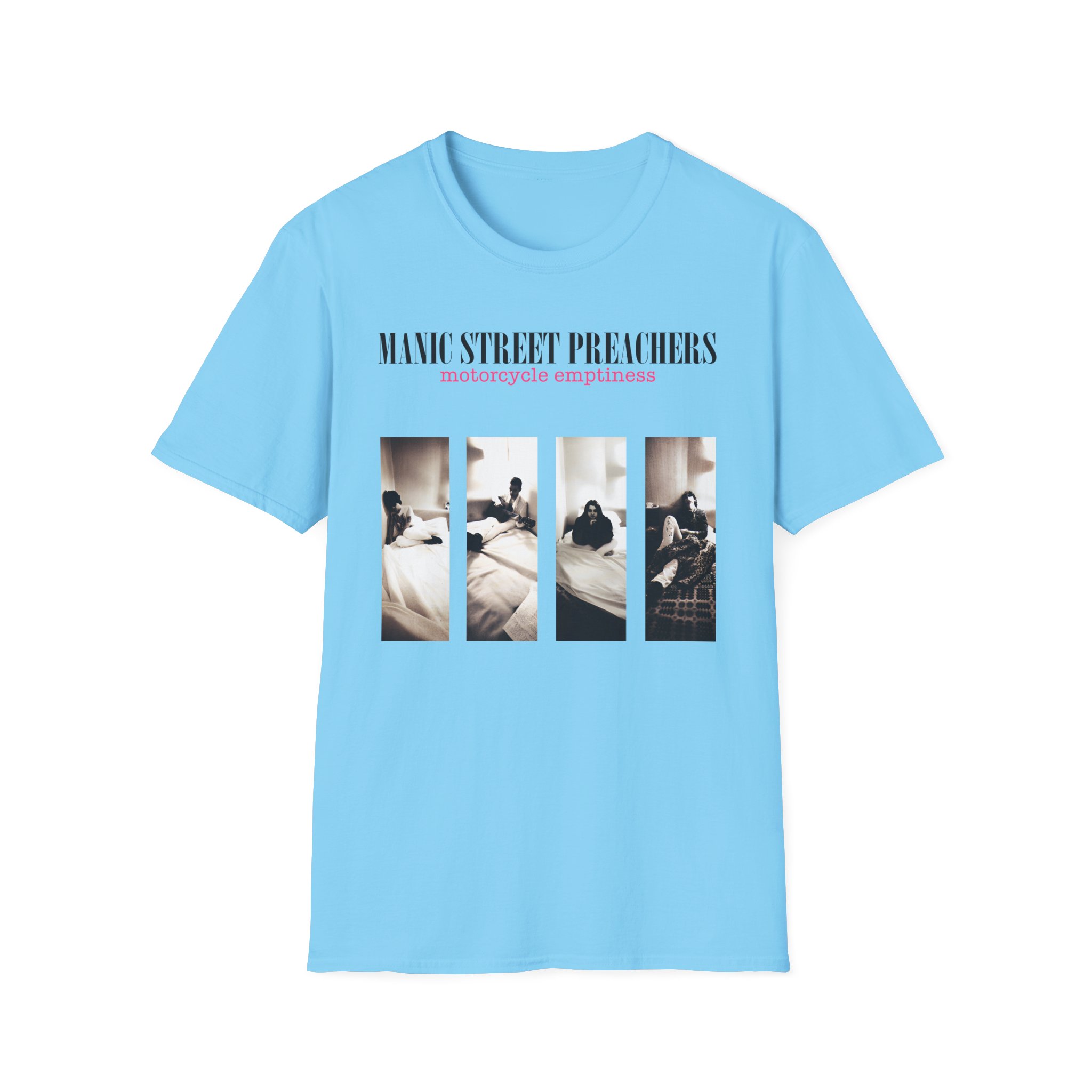 Manic Street Preachers Motorcycle Emptiness Photo Lilac Unisex Softstyle T-Shirt