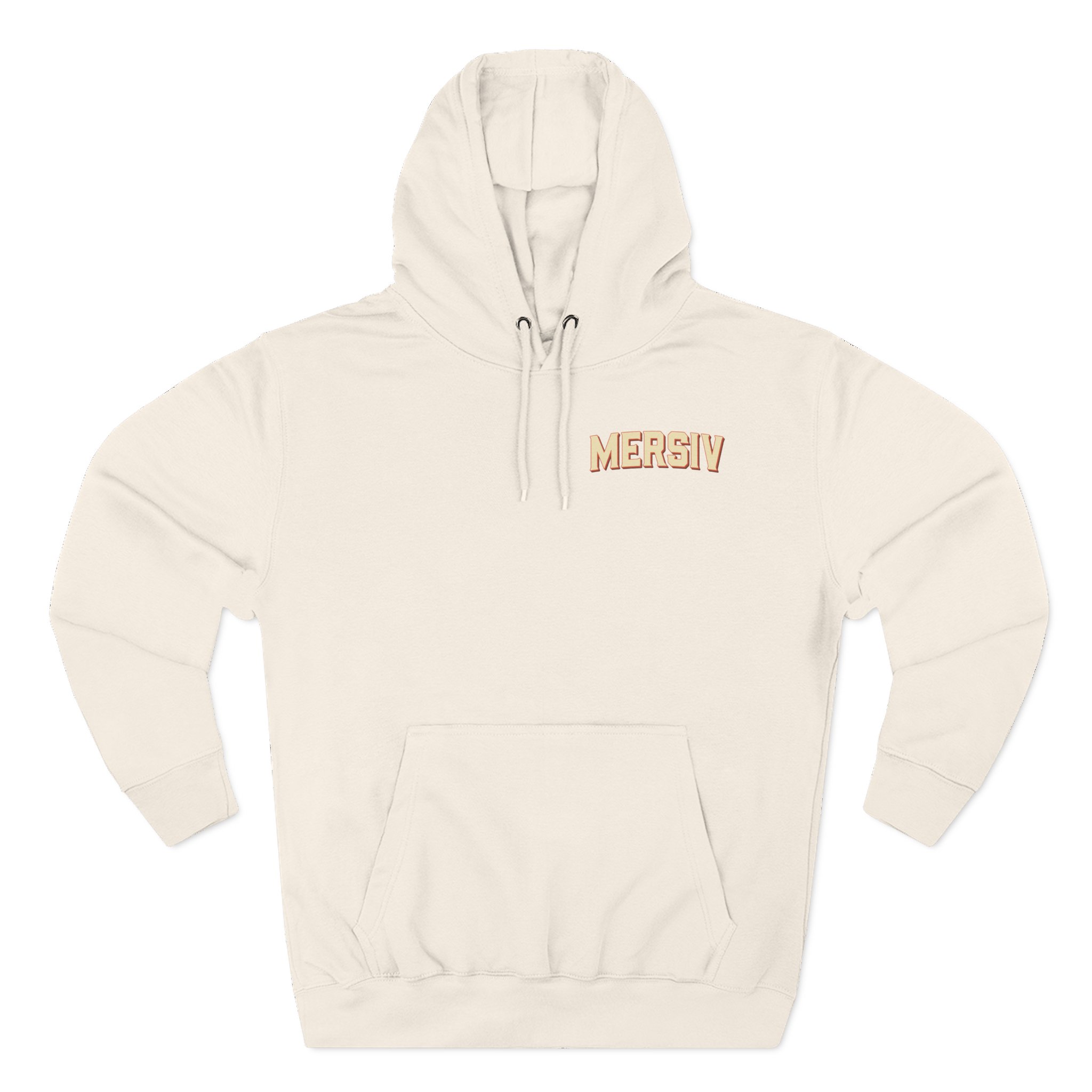 Mersiv Tan Chicago Three-Panel Fleece Hoodie