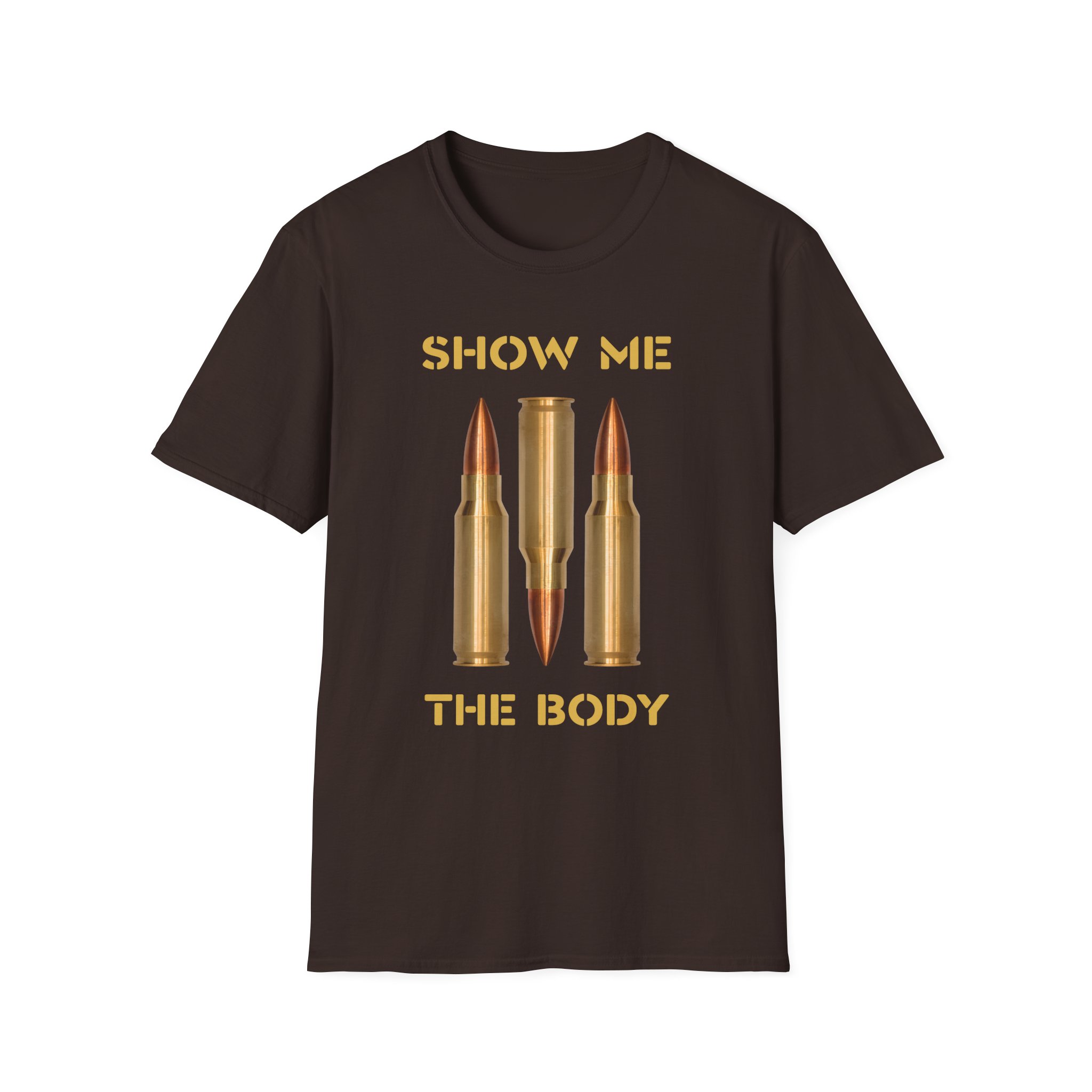 Show Me the Body Bullet Unisex Softstyle T-Shirt
