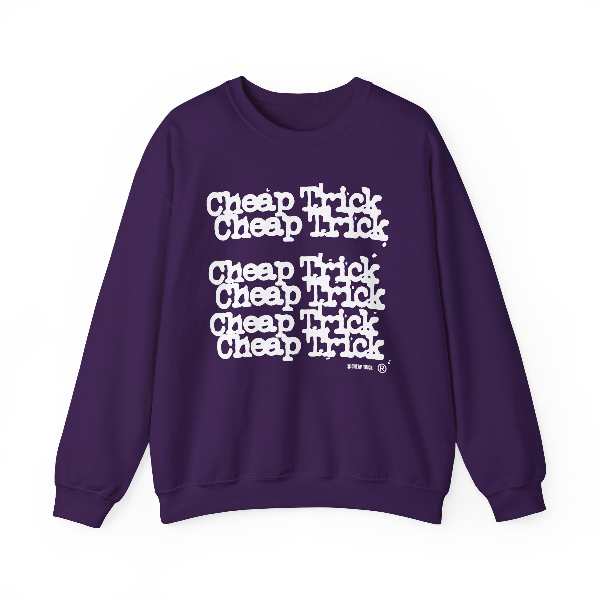 Cheap Trick Stacked Logo Unisex Heavy Blendâ„¢ Crewneck Sweatshirt