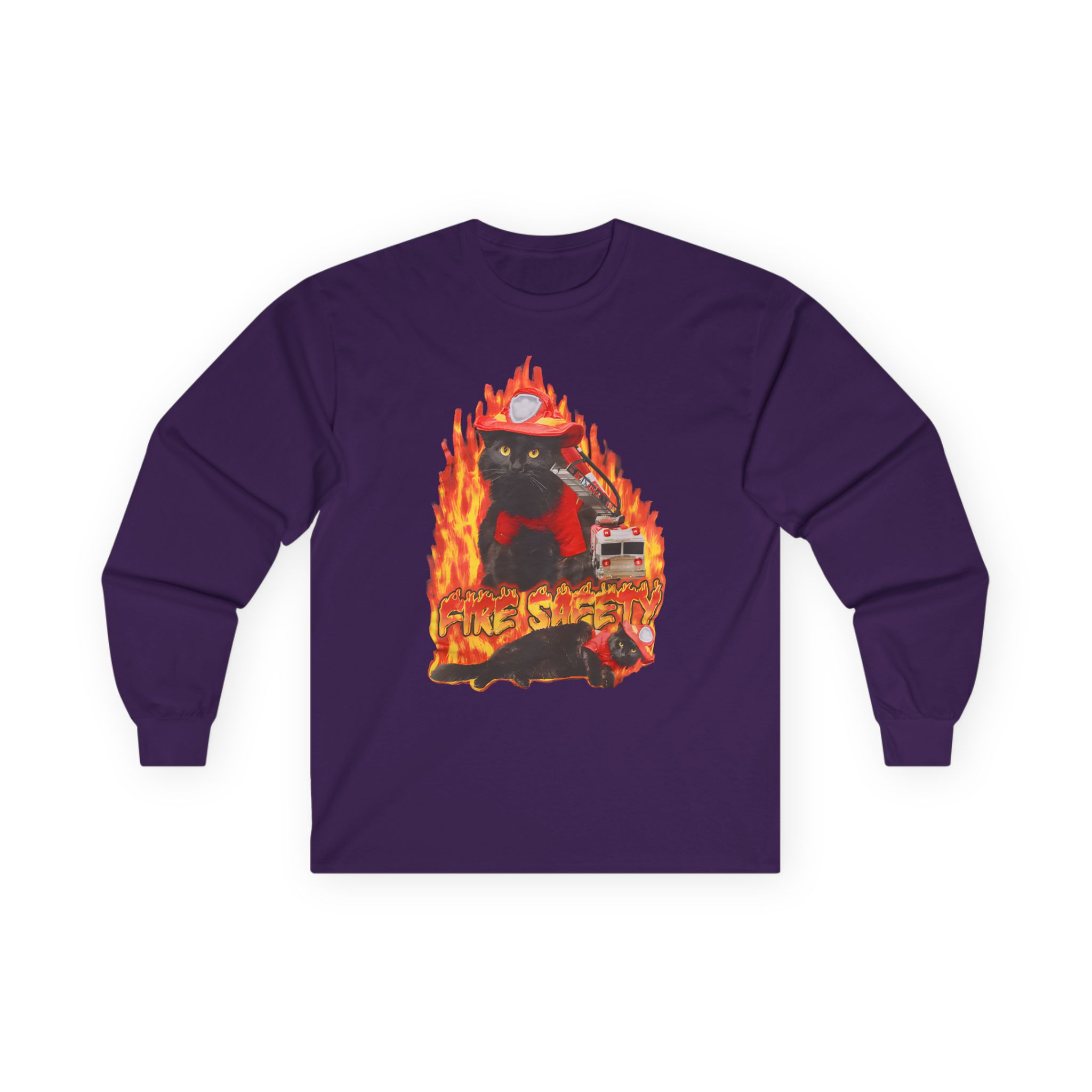 William Osman Fire Safety Unisex Ultra Cotton Long Sleeve Tee
