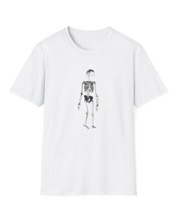 Kurt Cobain Skeleton Unisex Softstyle T-Shirt