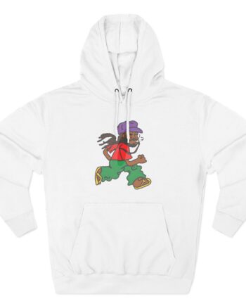 Aminé Running Man Three-Panel Fleece Hoodie